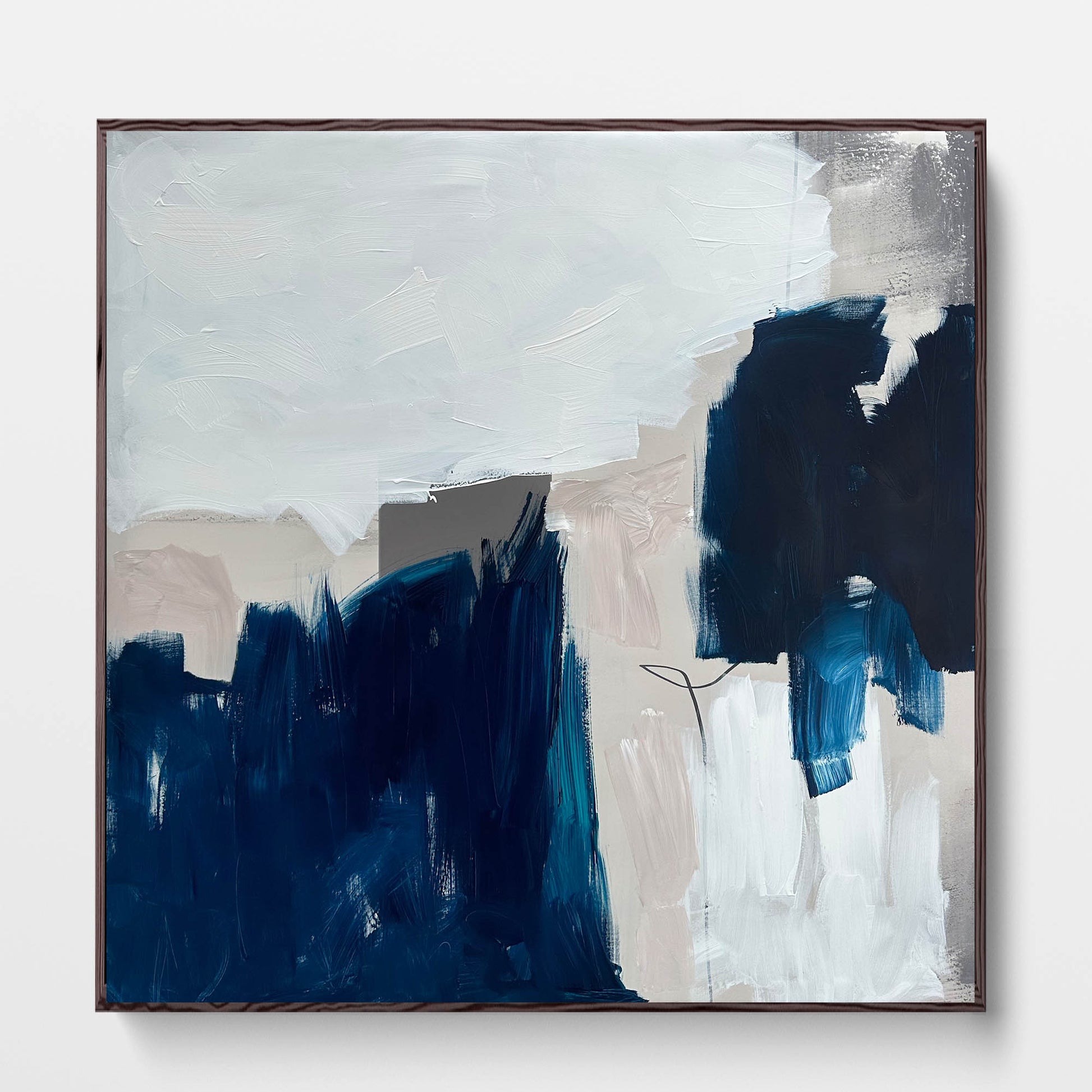 Nothing Left To Say - Original Painting-Abstract House