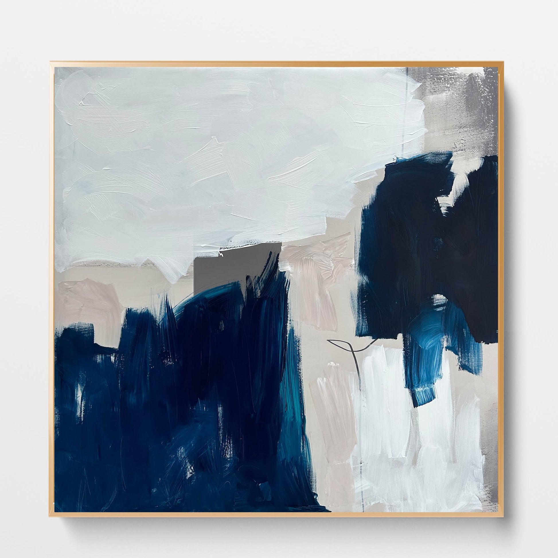 Nothing Left To Say - Original Painting-Abstract House