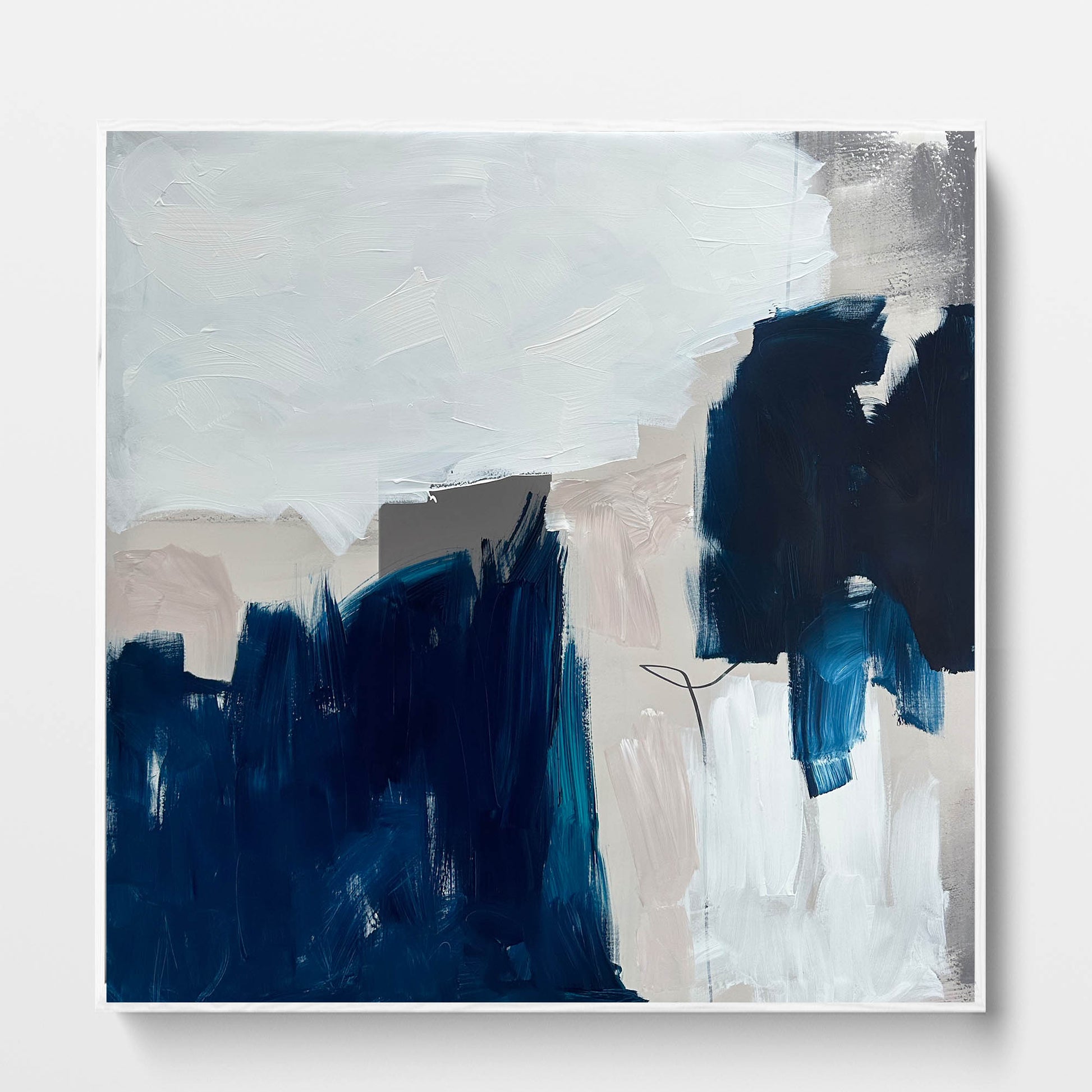 Nothing Left To Say - Original Painting-Abstract House