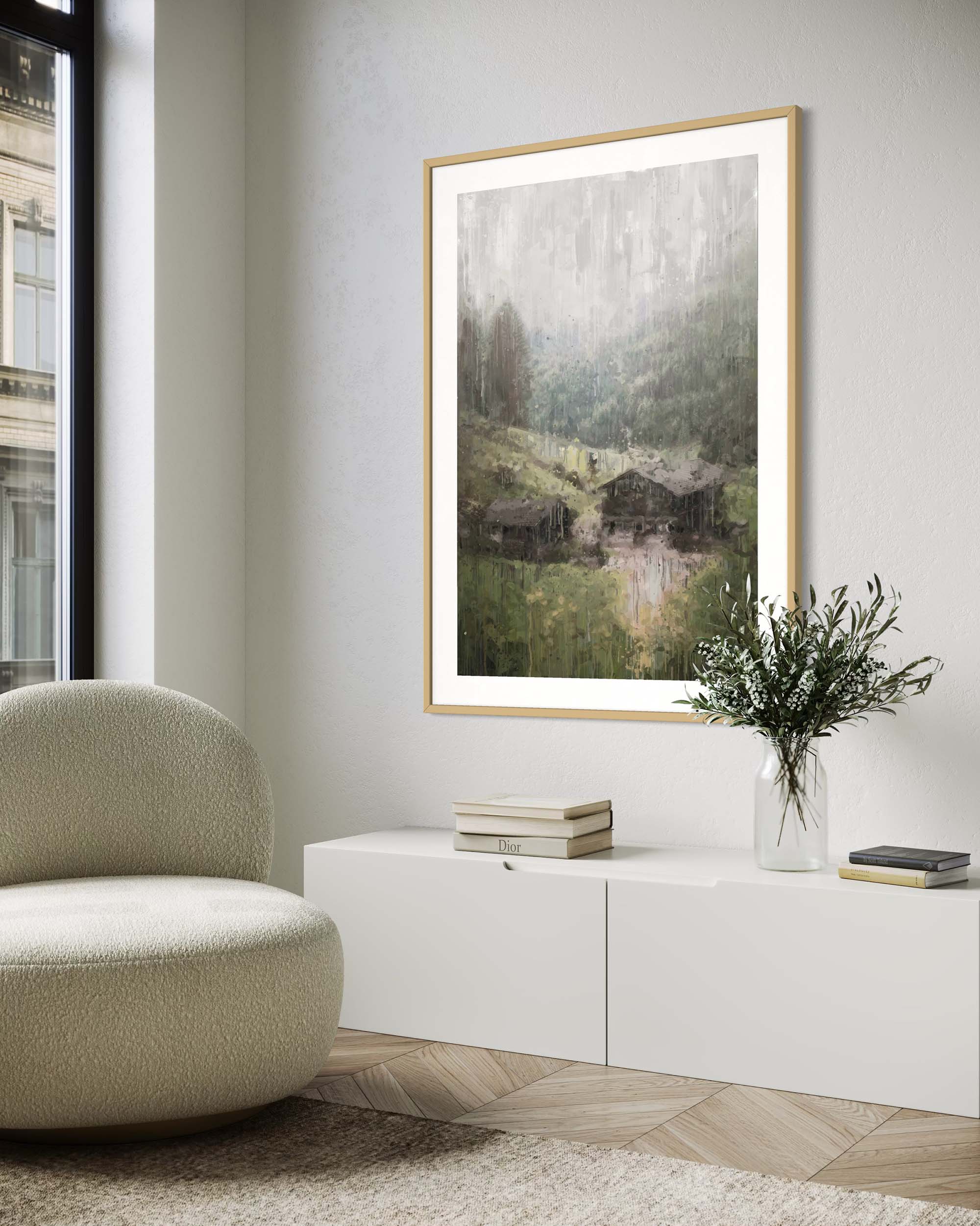 House On The Hill Art Print