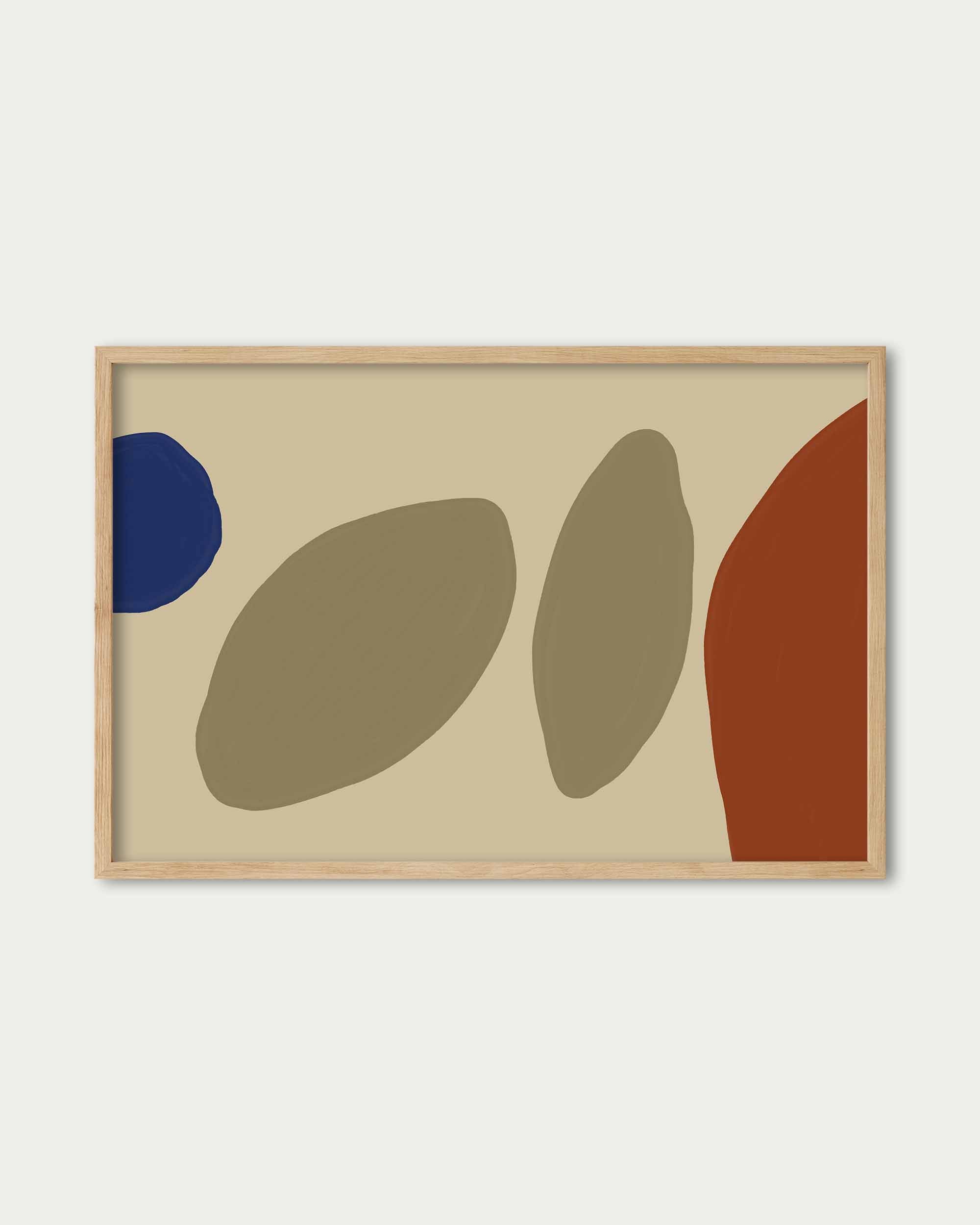 Organic Shapes V Art Print