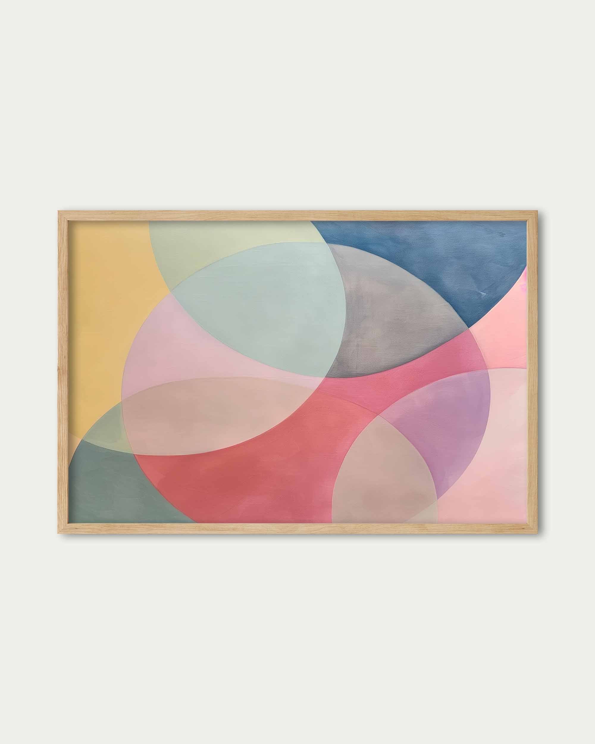 Colourful Circles Art Print