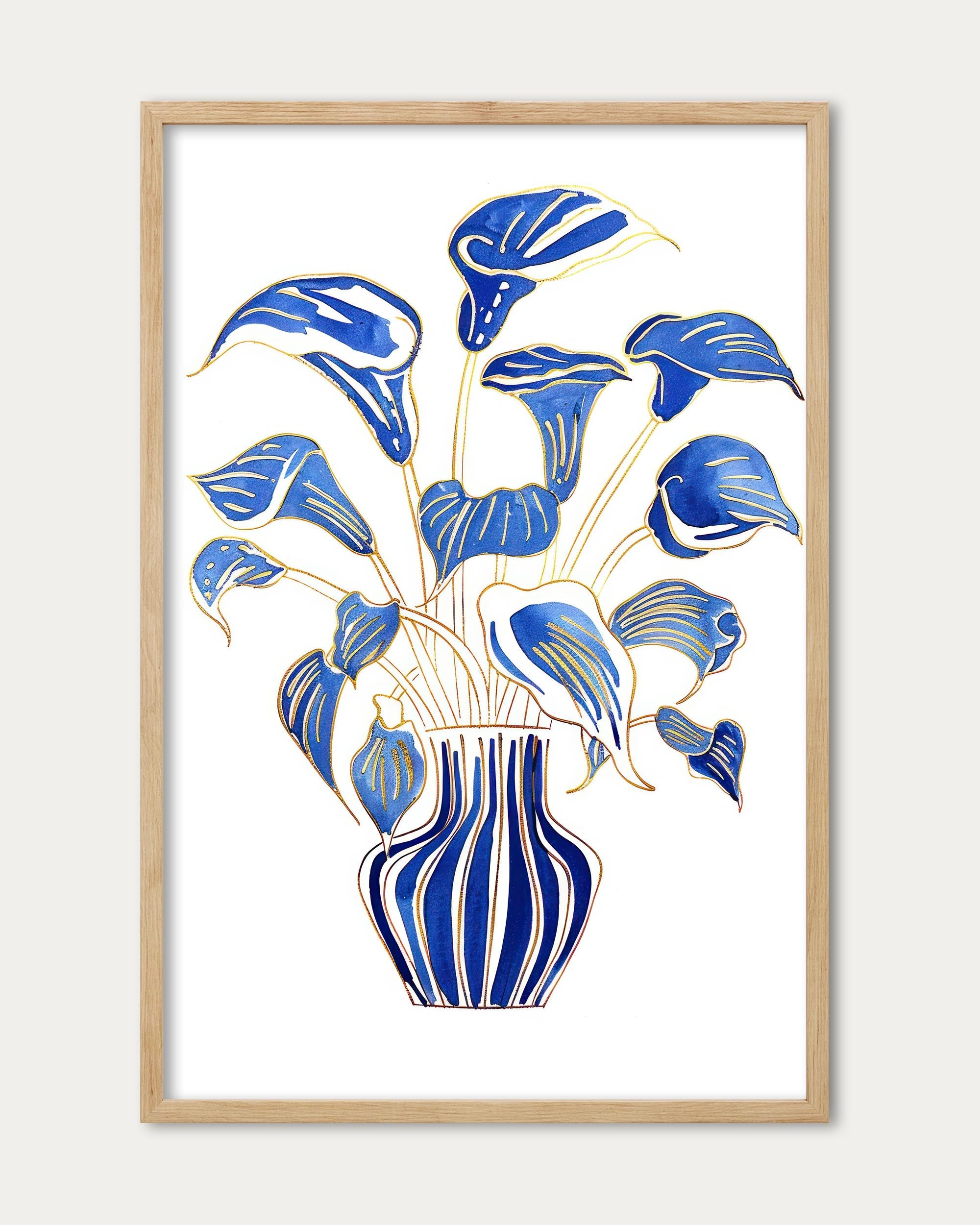 Lily Blue Art Print