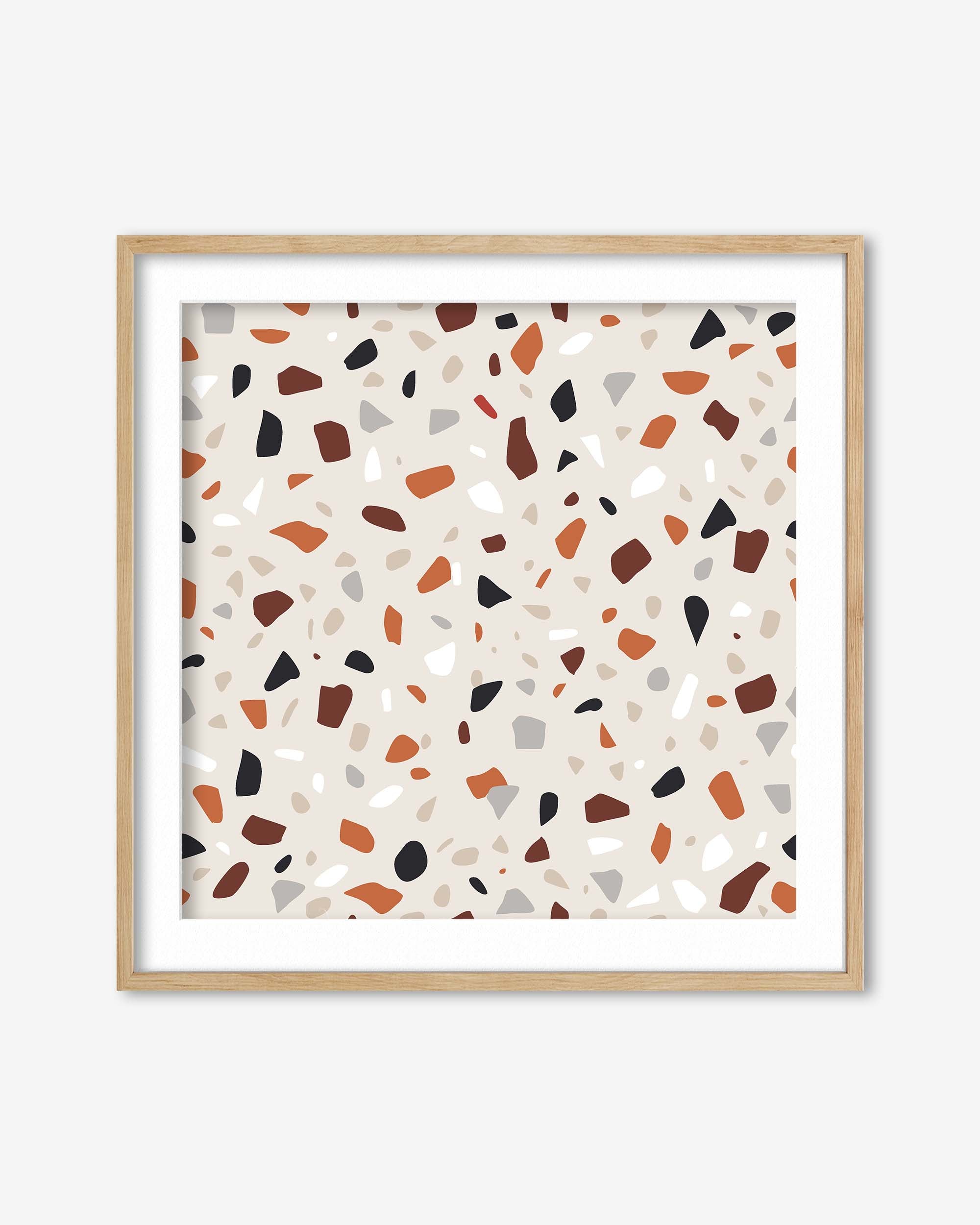 Terrazzo Square Art Print