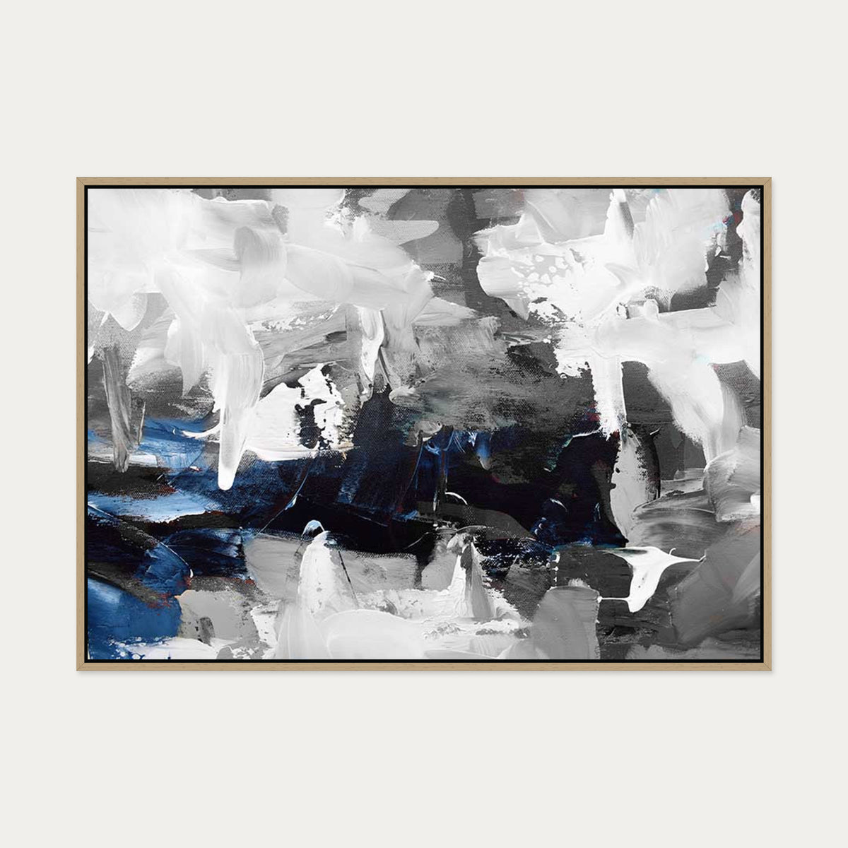 Oasis Canvas Art — 70 x 100 cm — Oak Frame