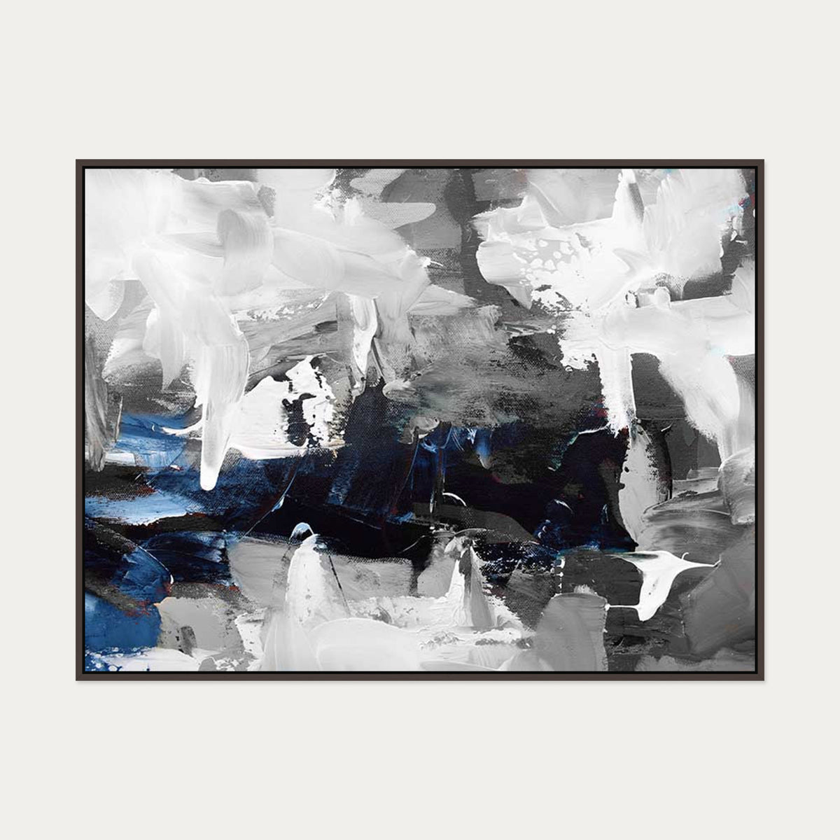 Oasis Canvas Art — 90 x 120 cm — Brown Frame