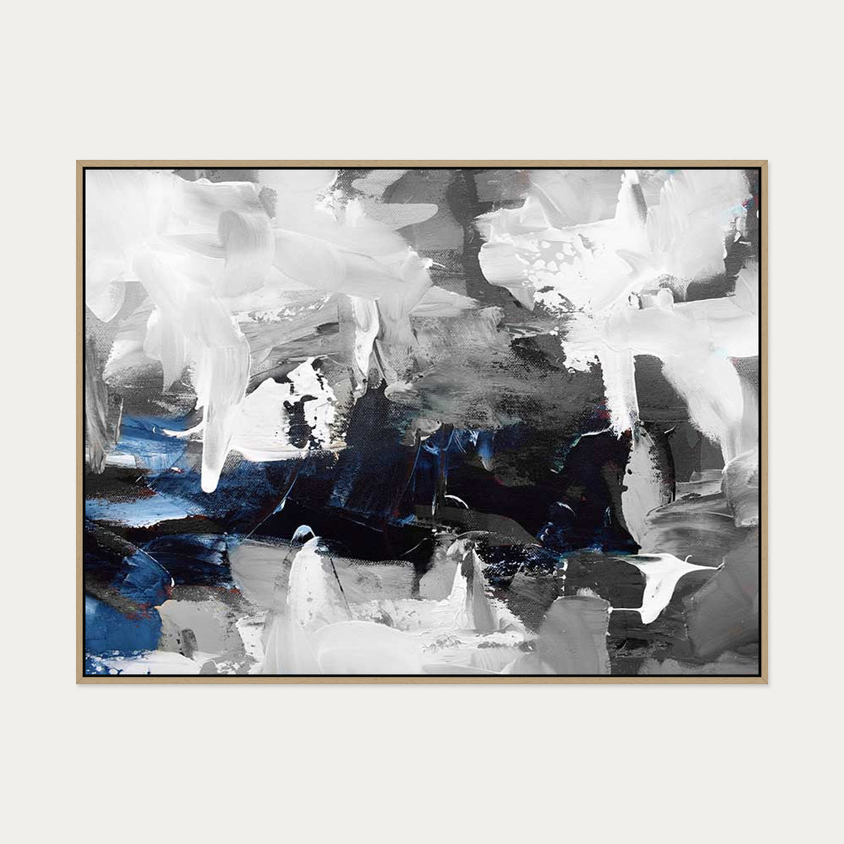 Oasis Canvas Art — 90 x 120 cm — Oak Frame