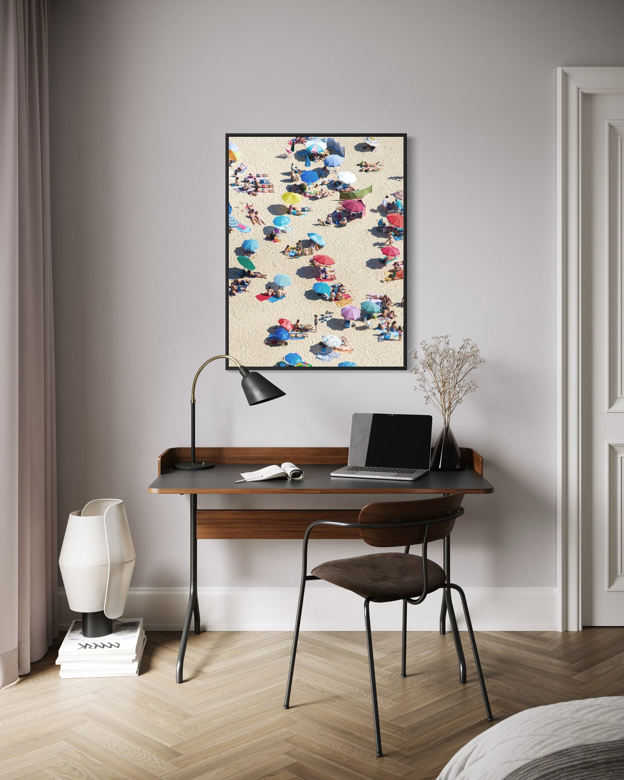 Beach Umbrella Wall Art Print