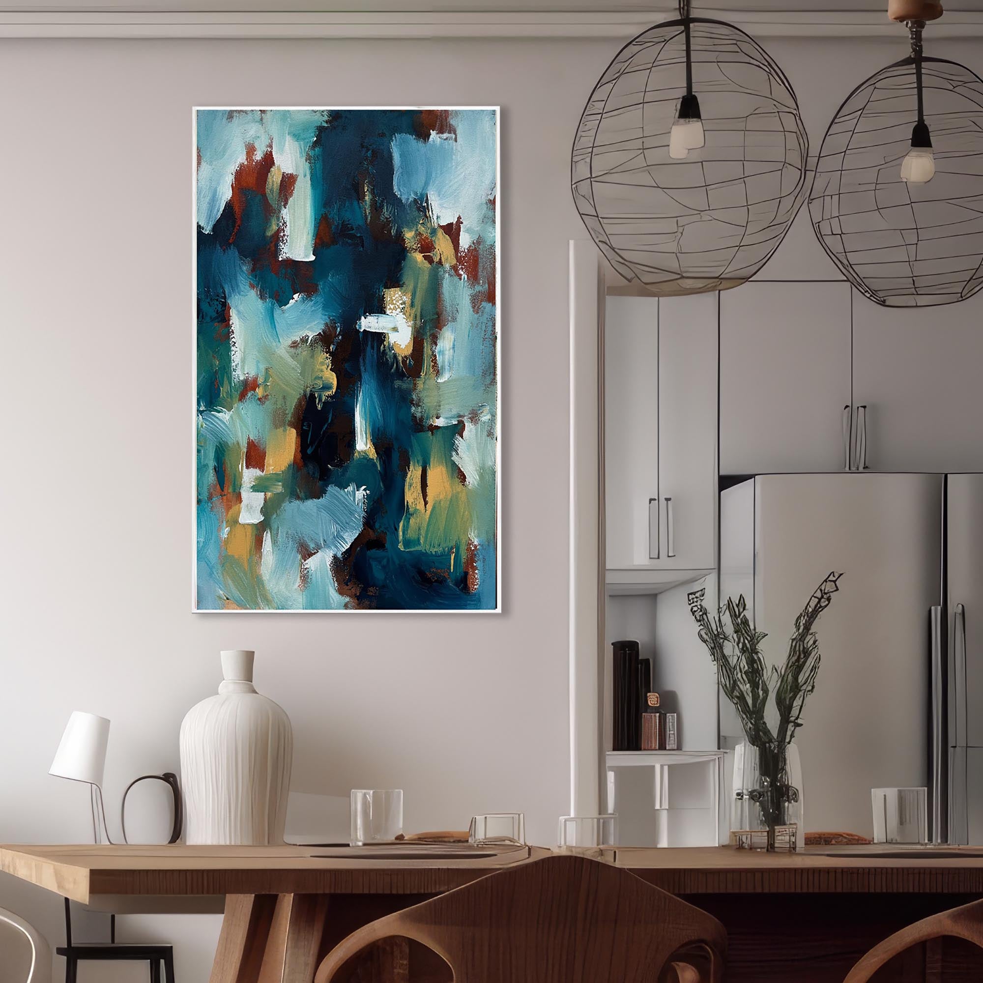 Timeless - Original Painting-Abstract House