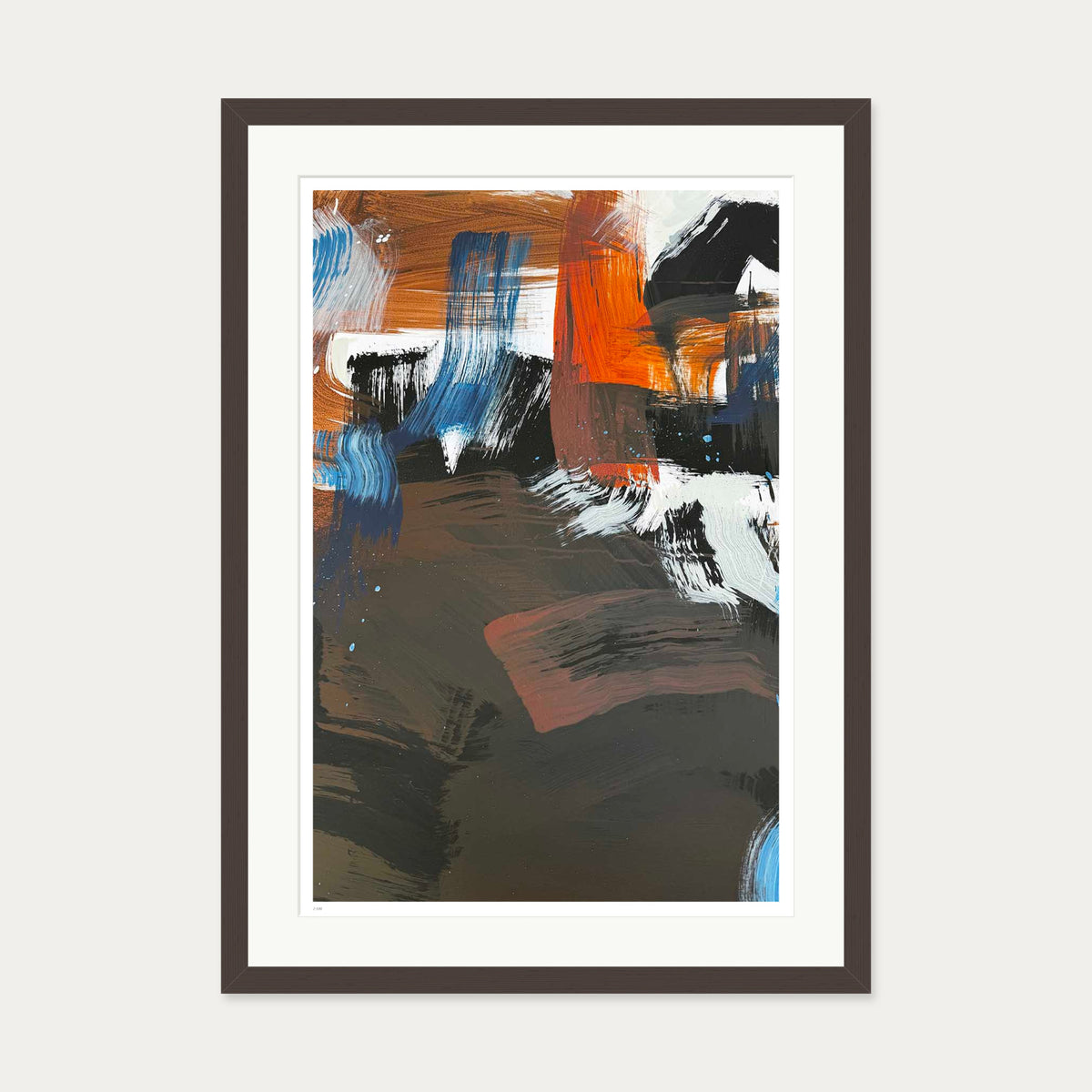 Open Air Limited Edition Print — 50 x 70 cm — Brown Frame