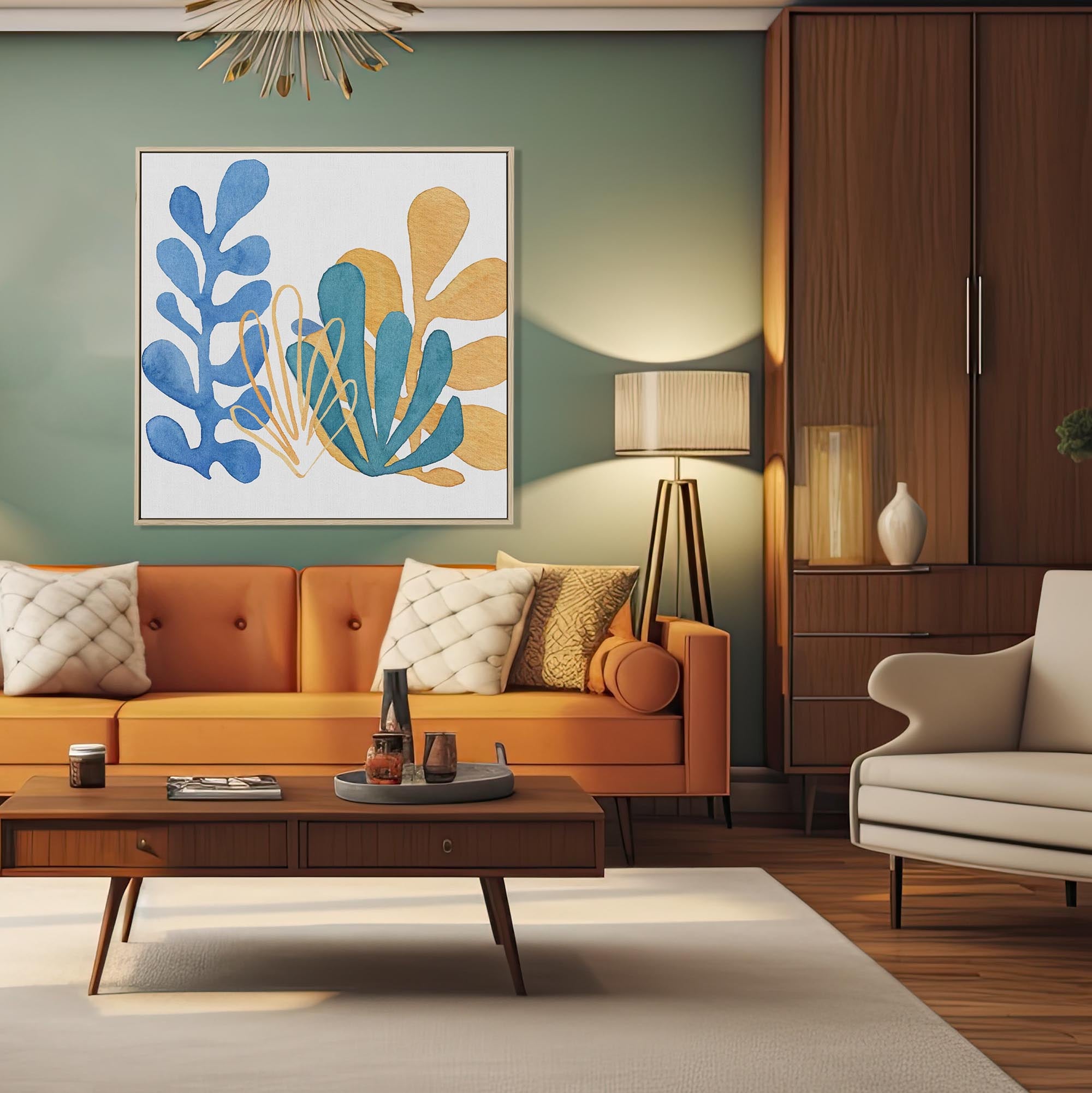 Matisse Organic Canvas Print-Abstract House