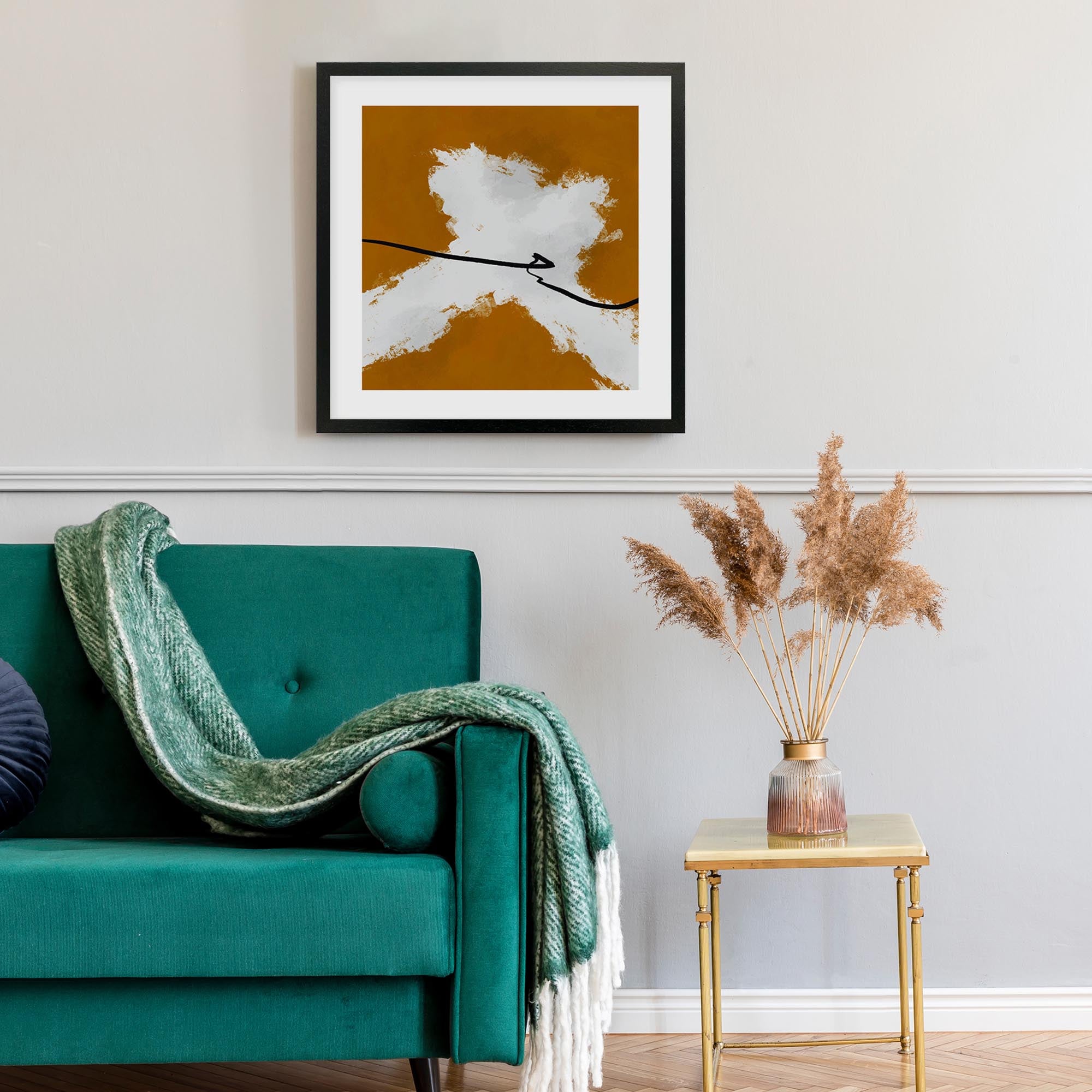 Burnt Orange II Framed Artwork