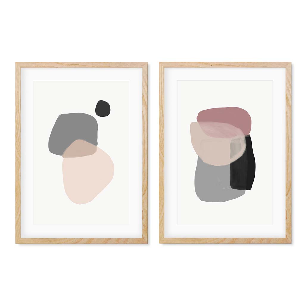 Organic Shapes - Print Set Of 2