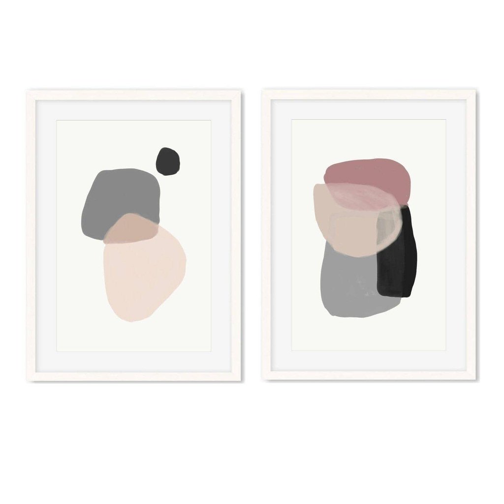 Organic Shapes - Print Set Of 2