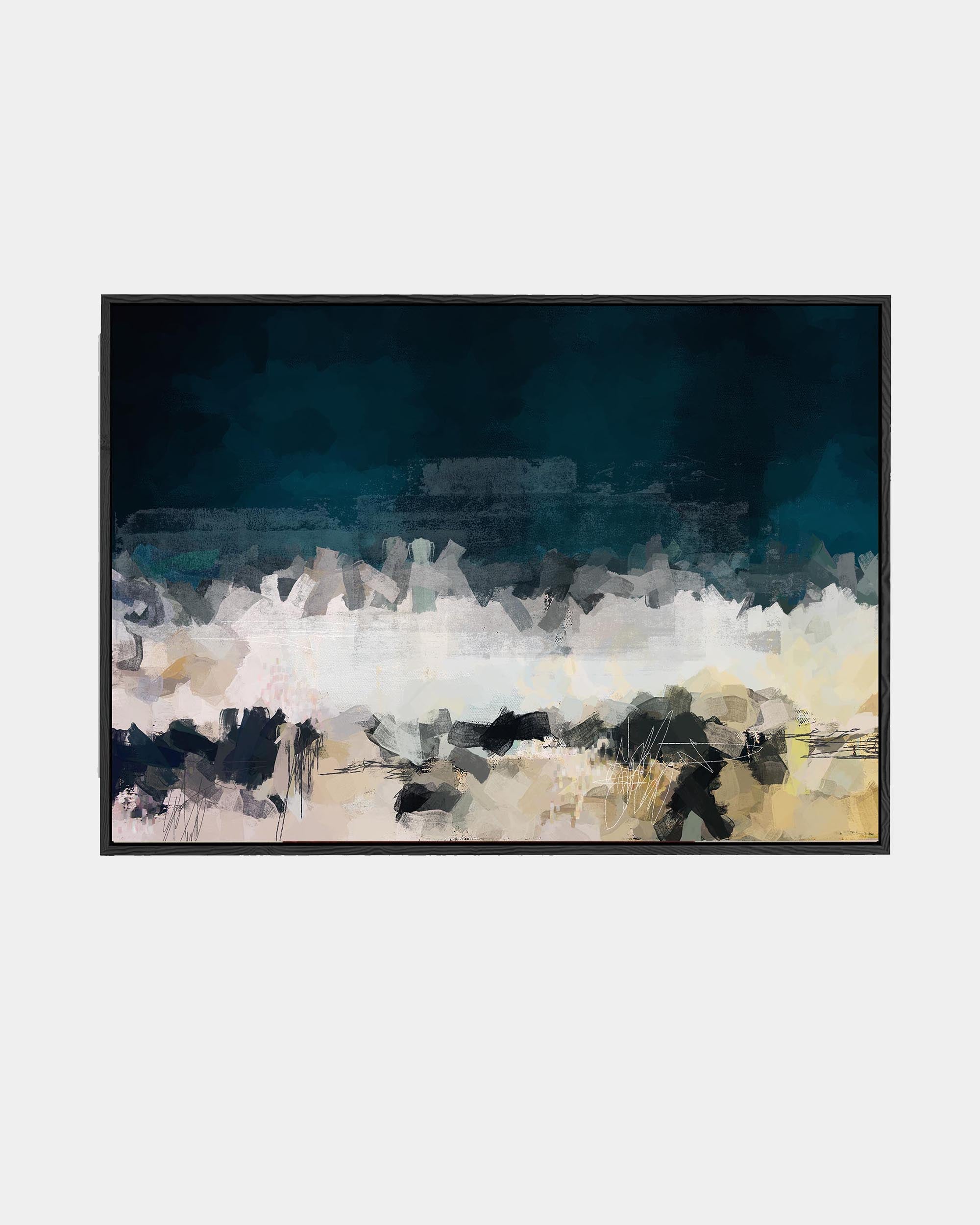 Fools Gold Framed Canvas