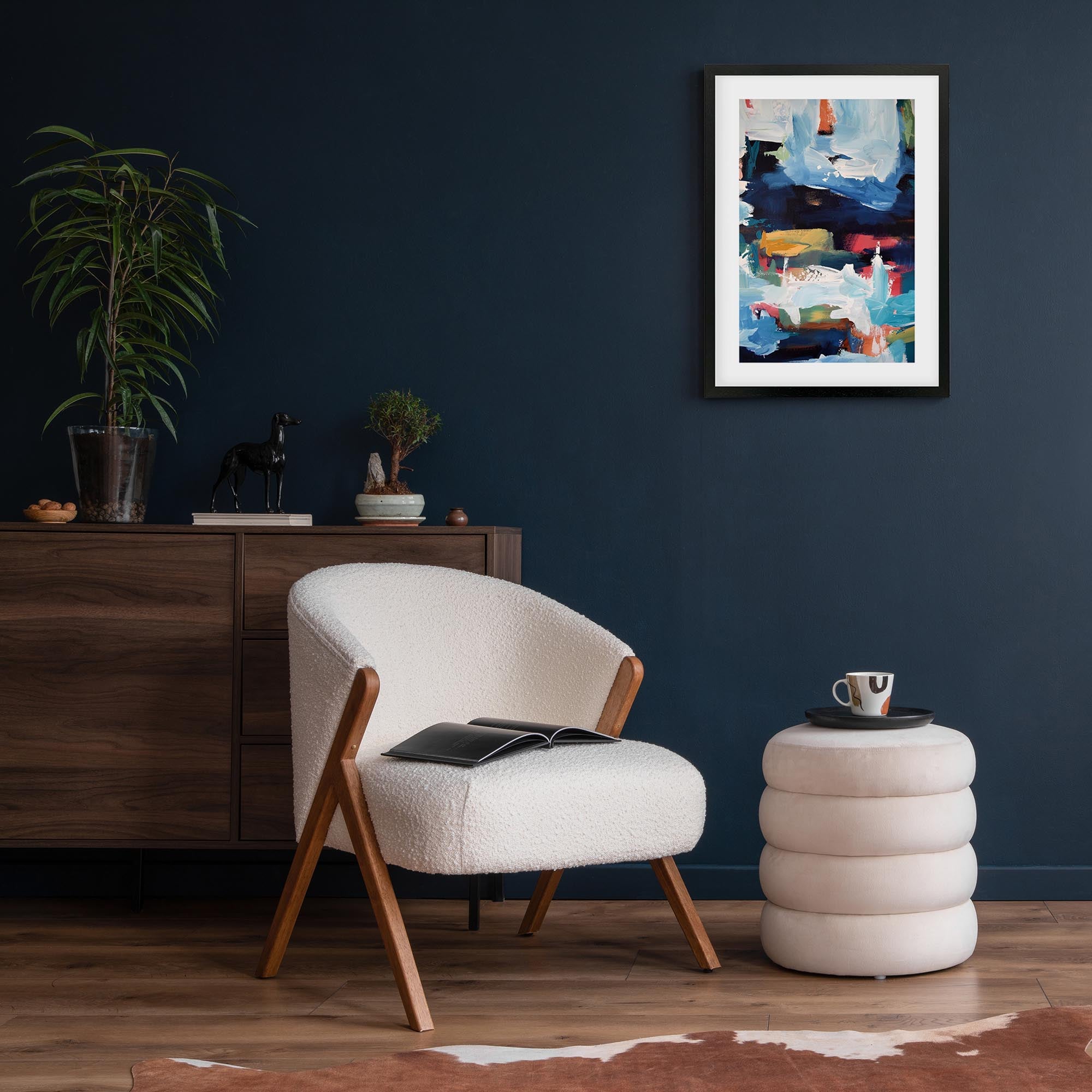 Abstract 351 Framed Art