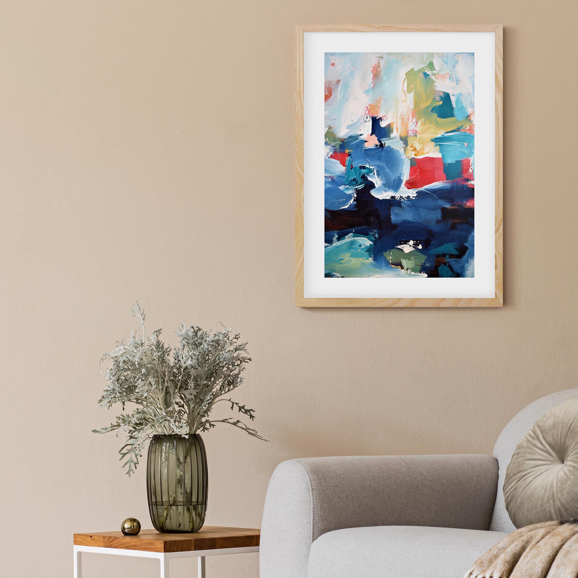 Abstract 350 Framed Art