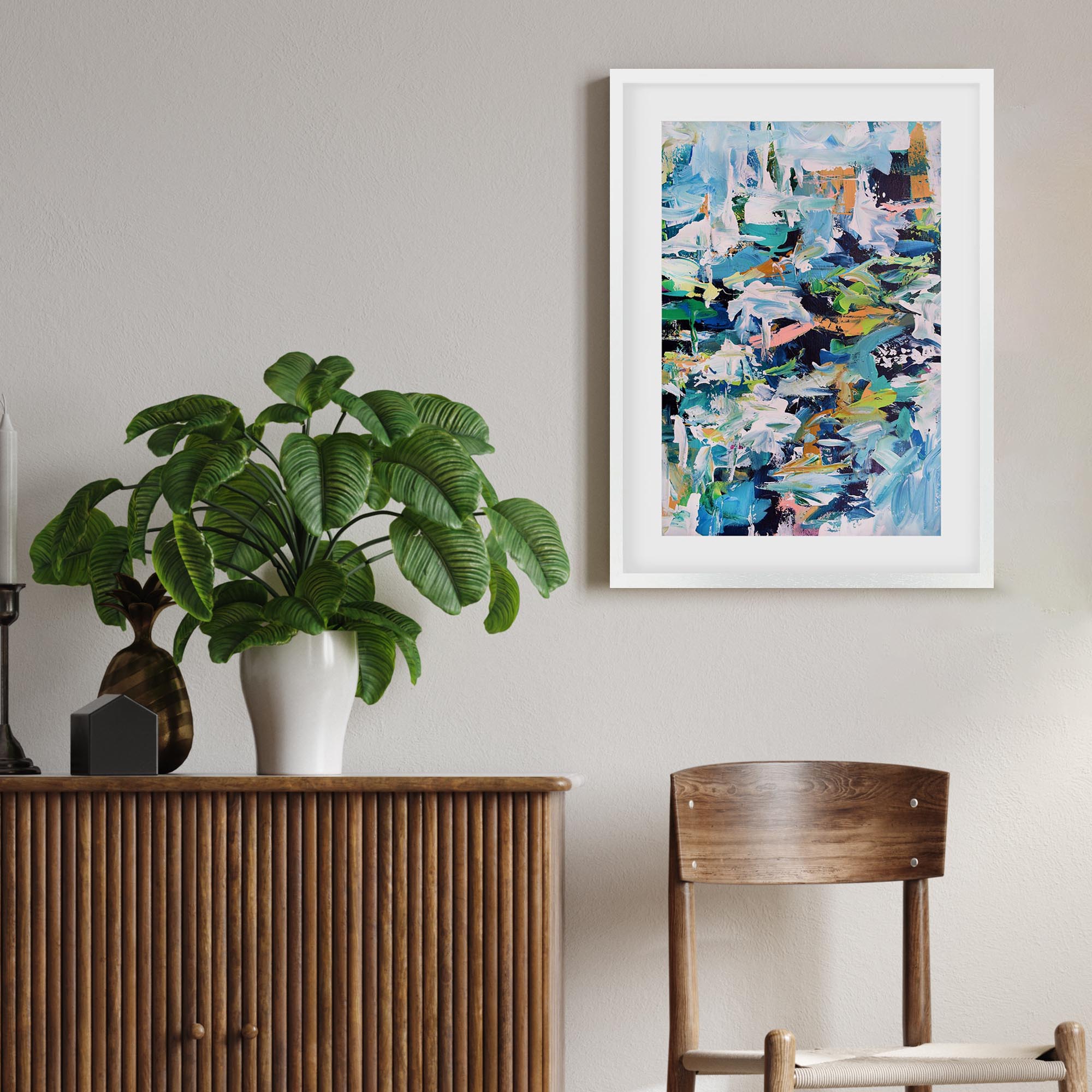 Abstract 239 Framed Art