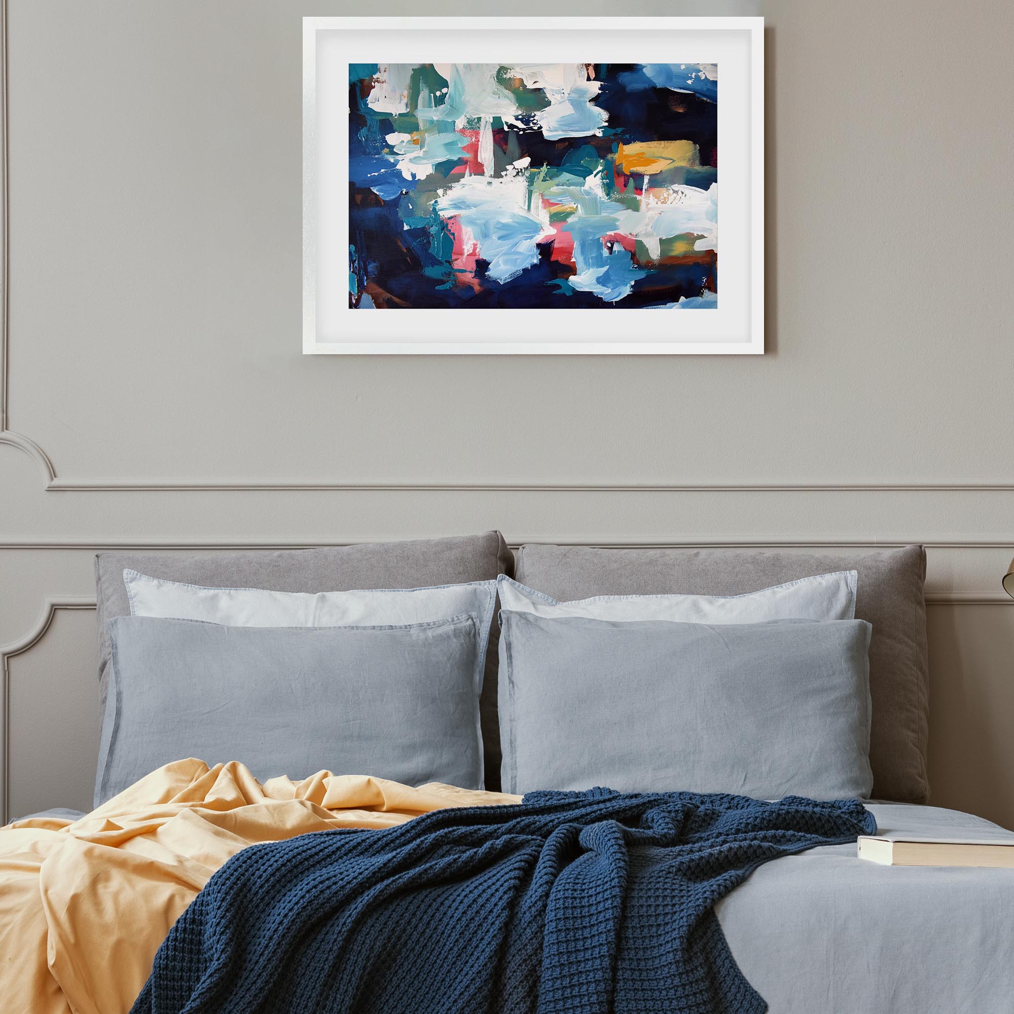 Abstract 348 Framed Art