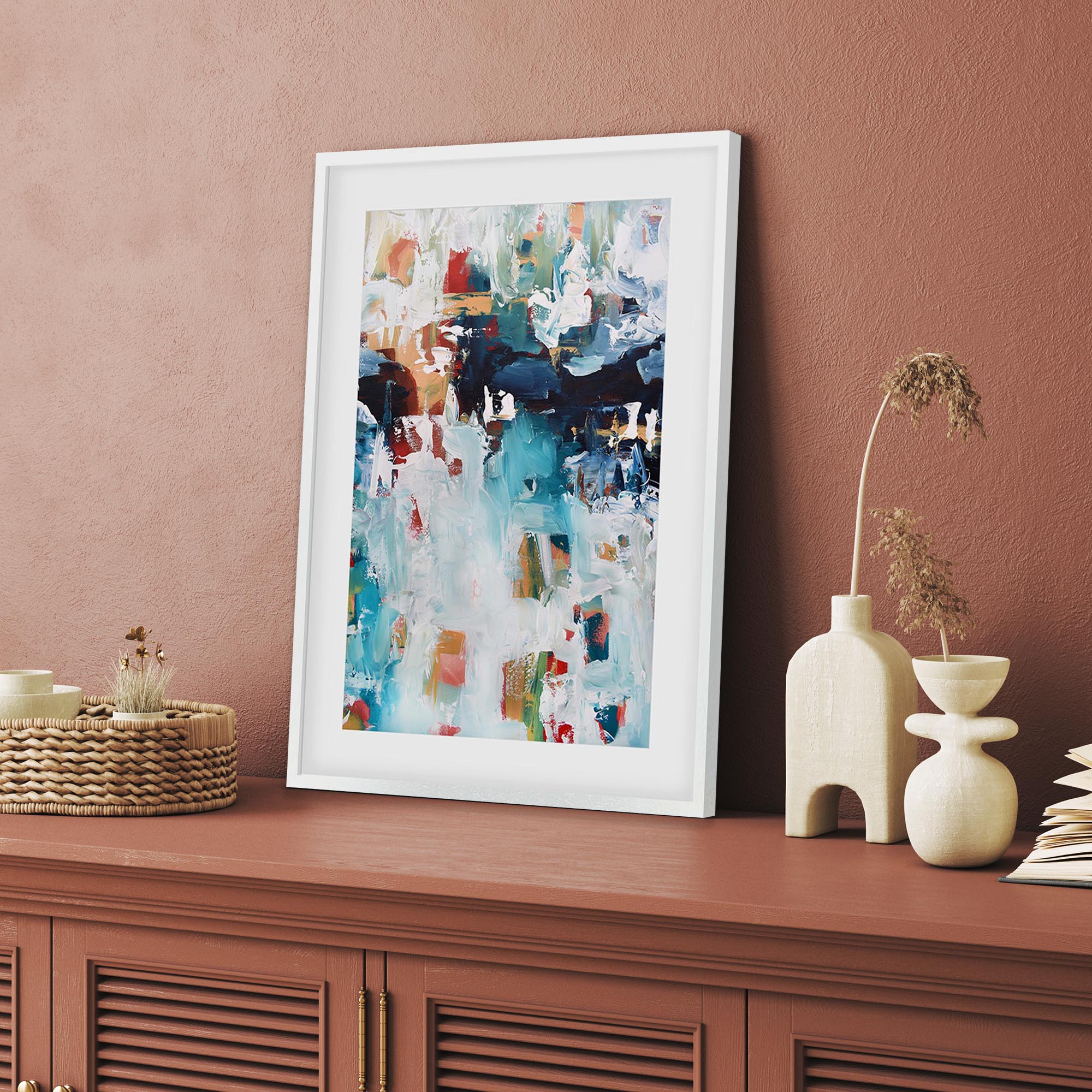 Abstract 217 Framed Art