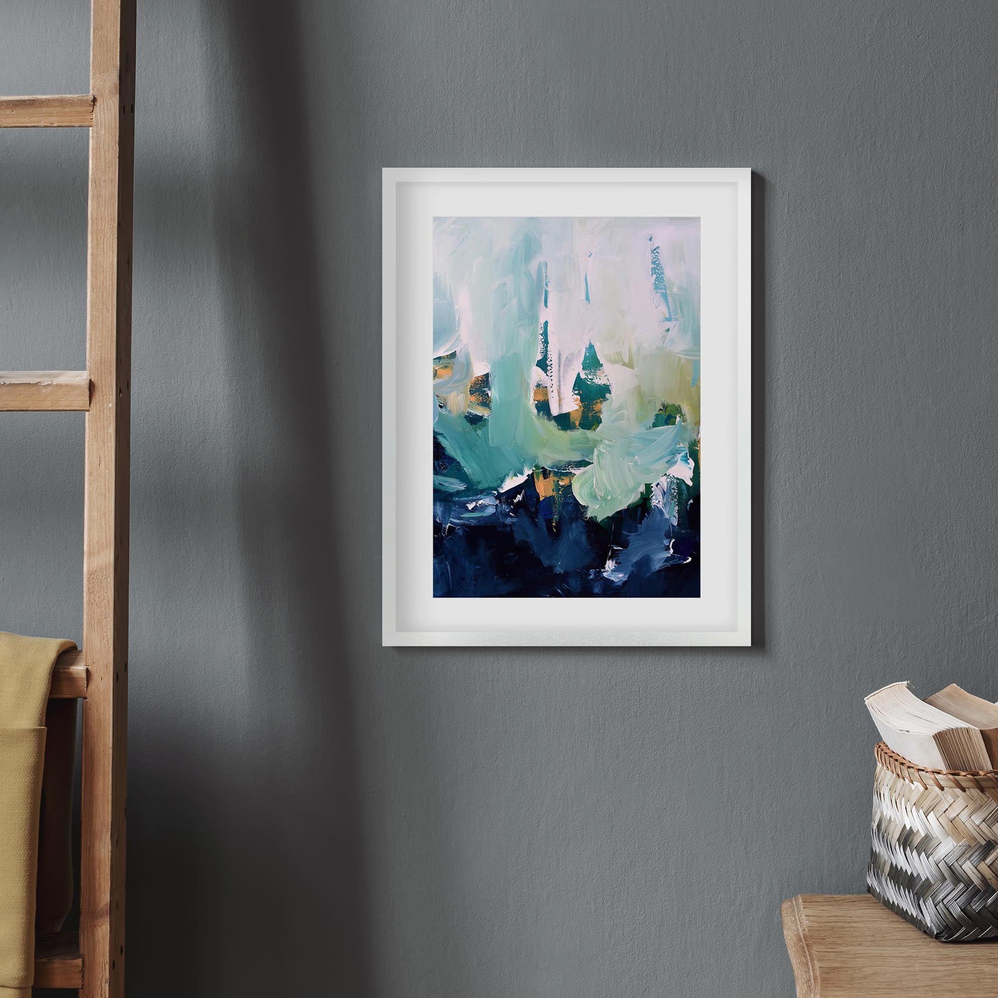 Abstract 175 Framed Art