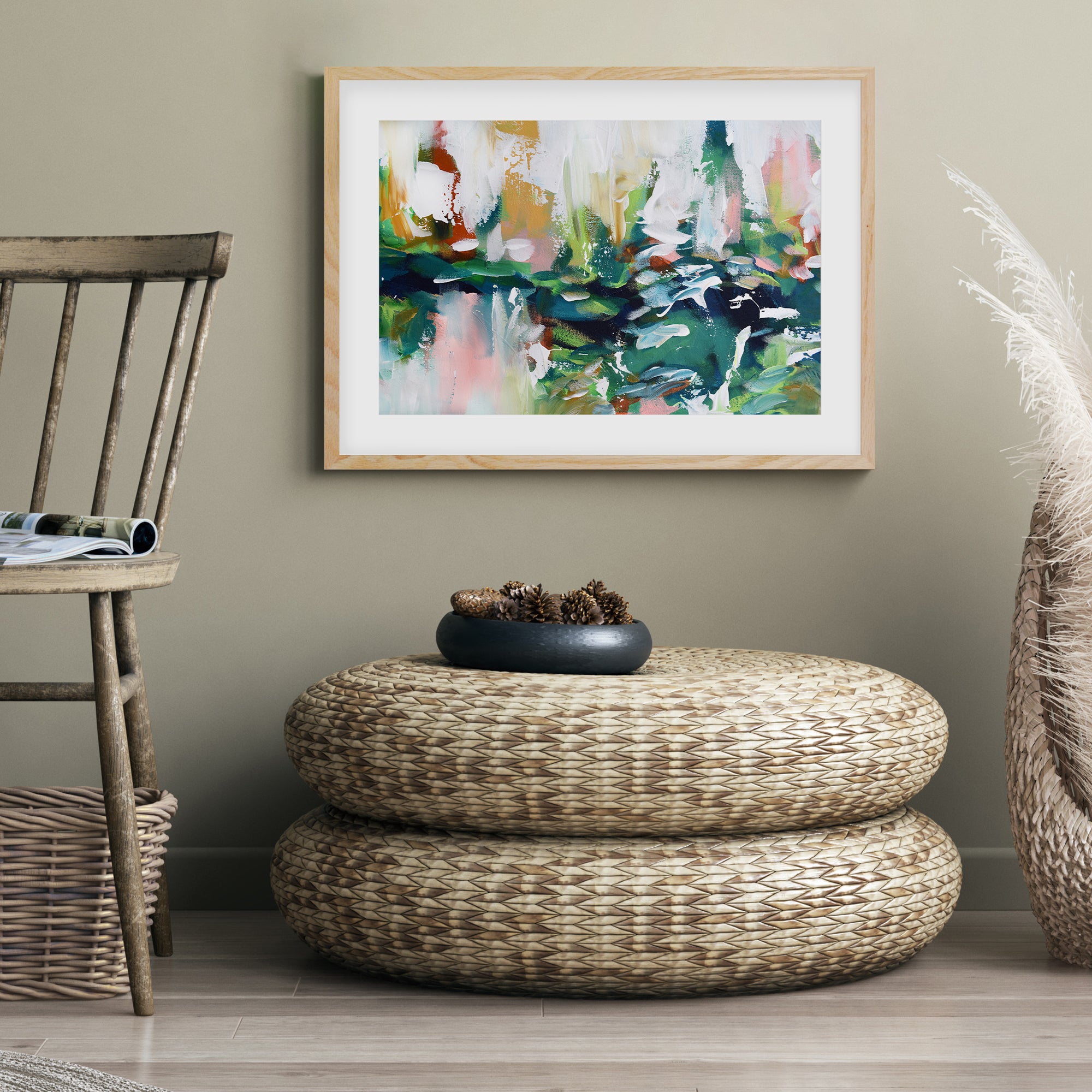 Abstract 231 Framed Art