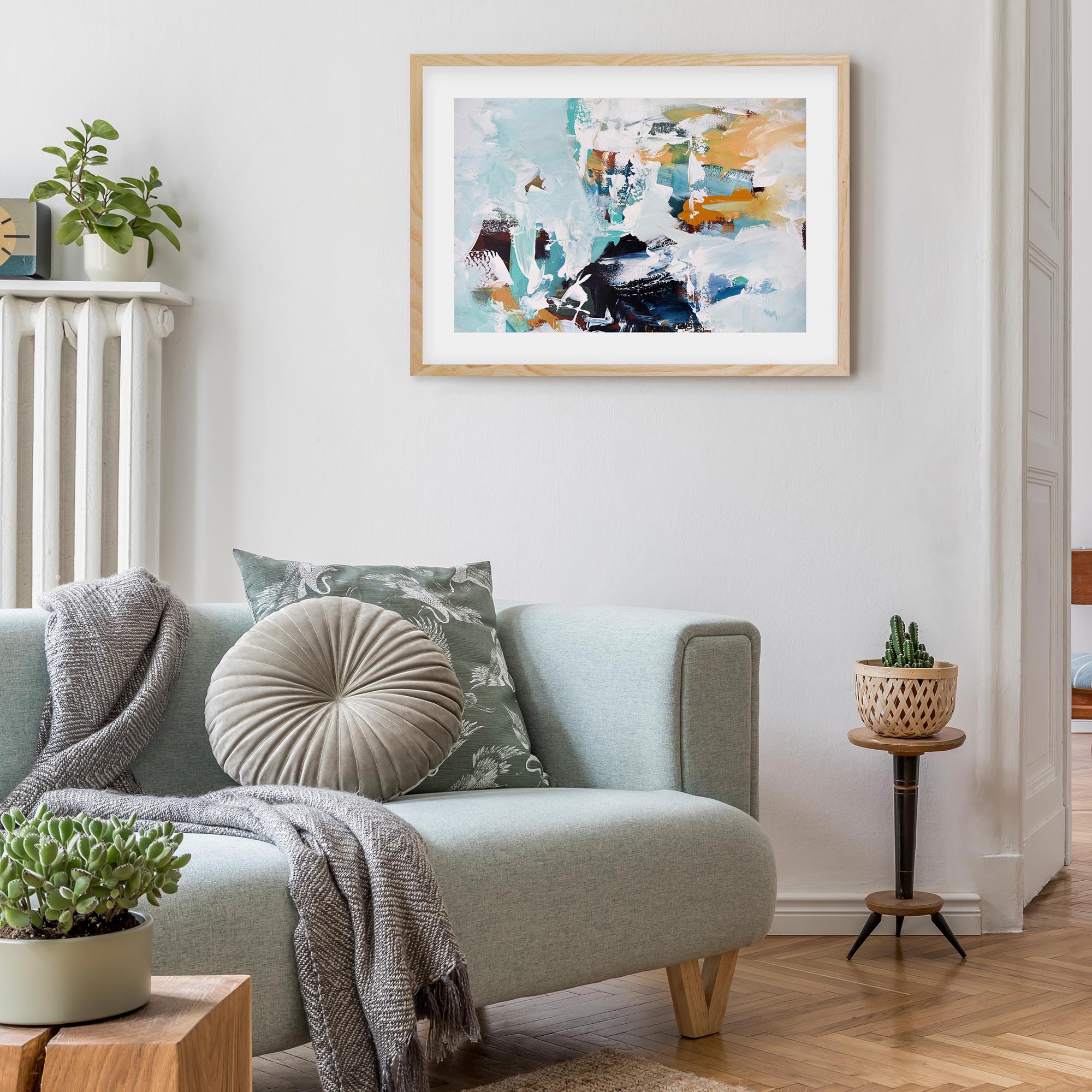 Abstract 255 Framed Art