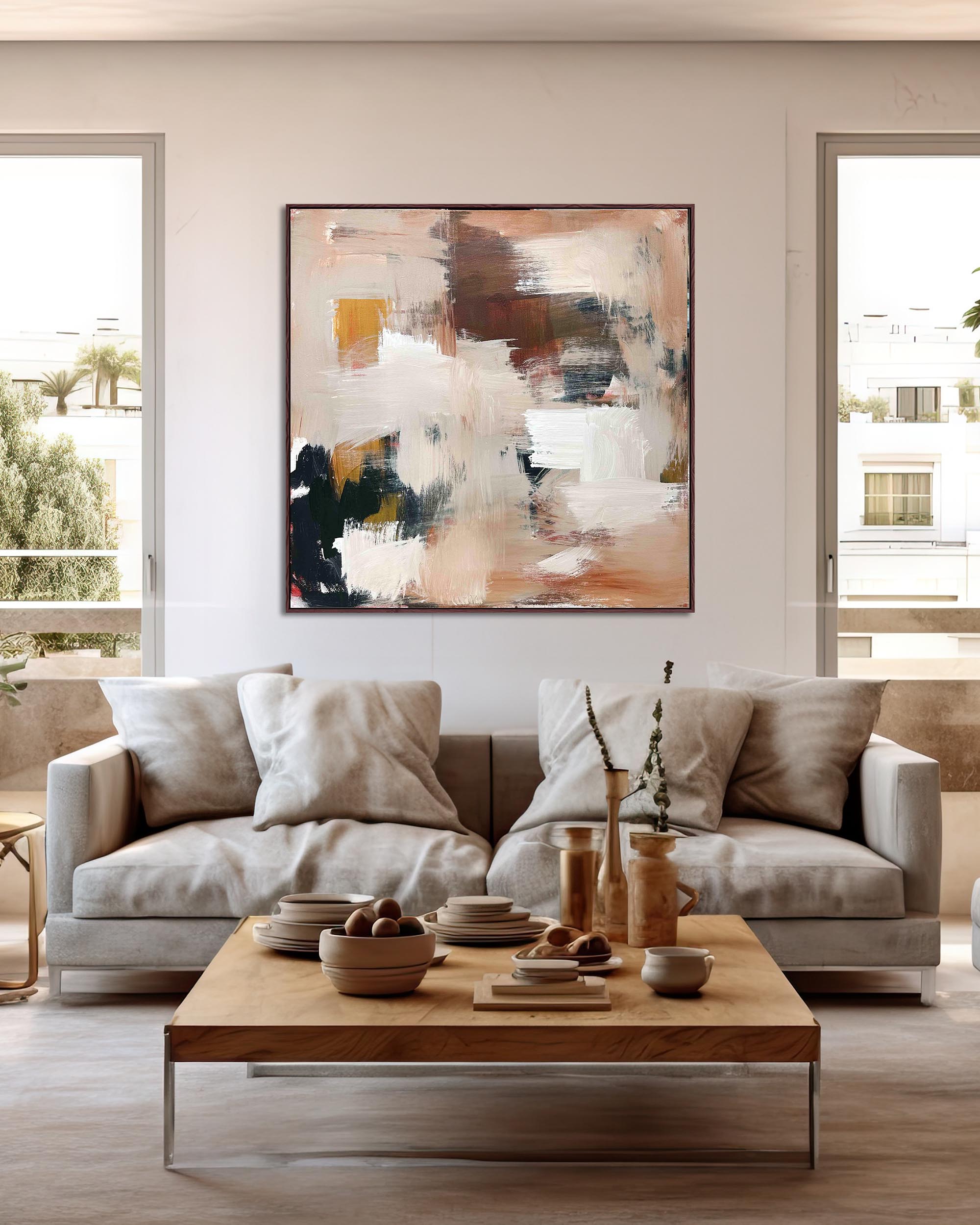 By Your Side | Original Painting | 100x100cm