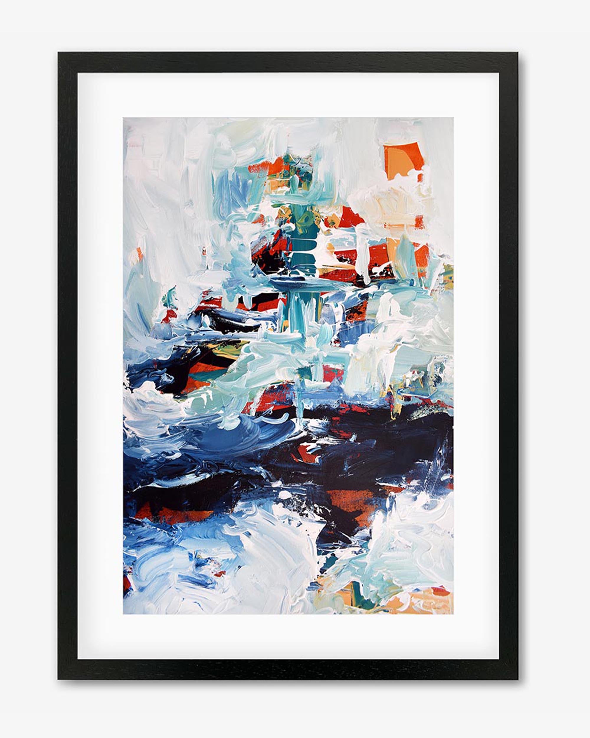Abstract 163 Framed Art