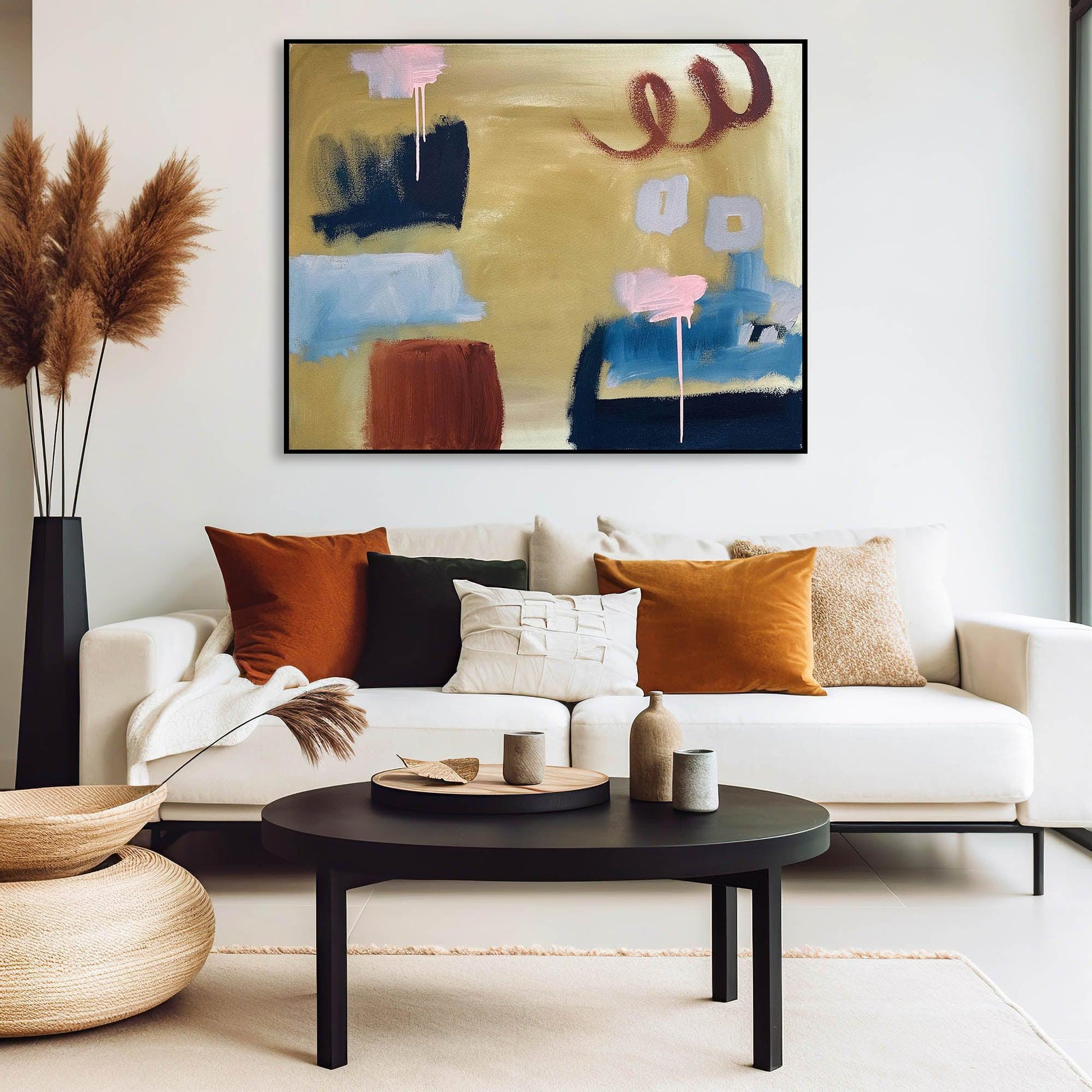 Dreamers - Original Painting-Abstract House