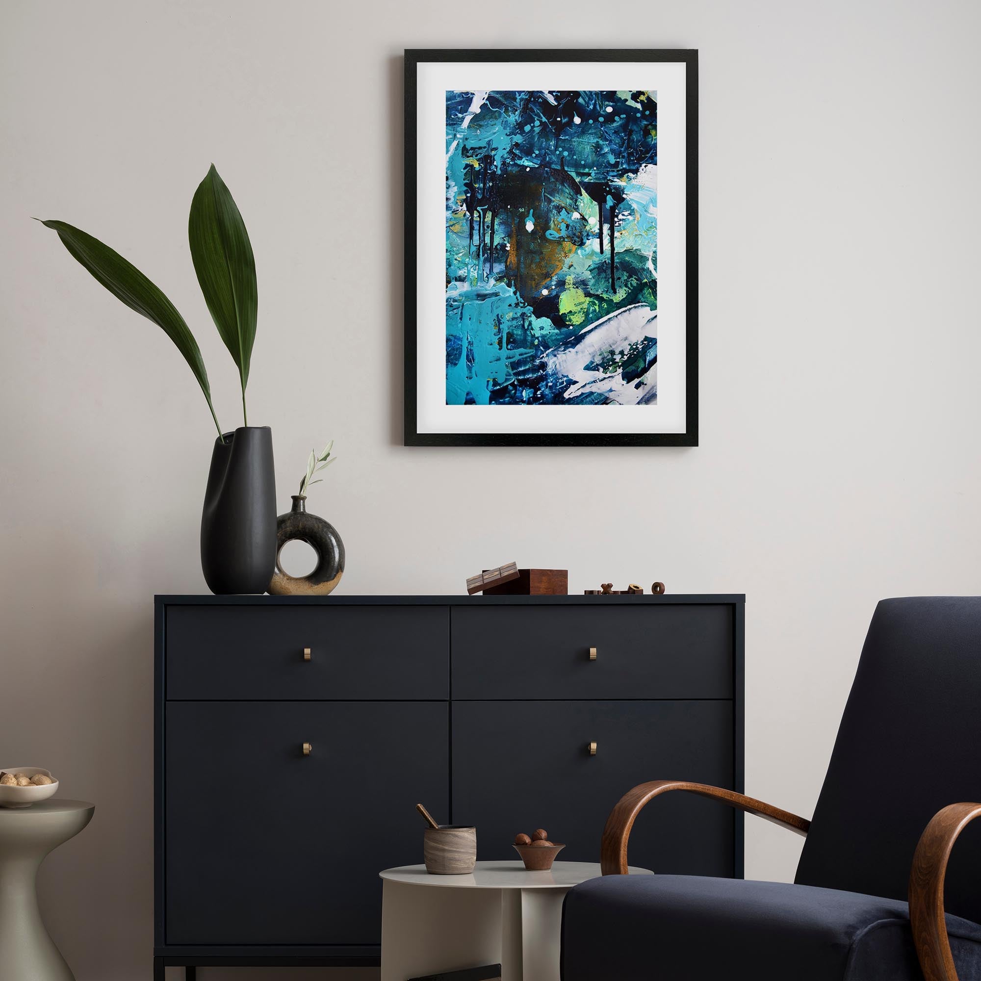 Abstract 179 Framed Art