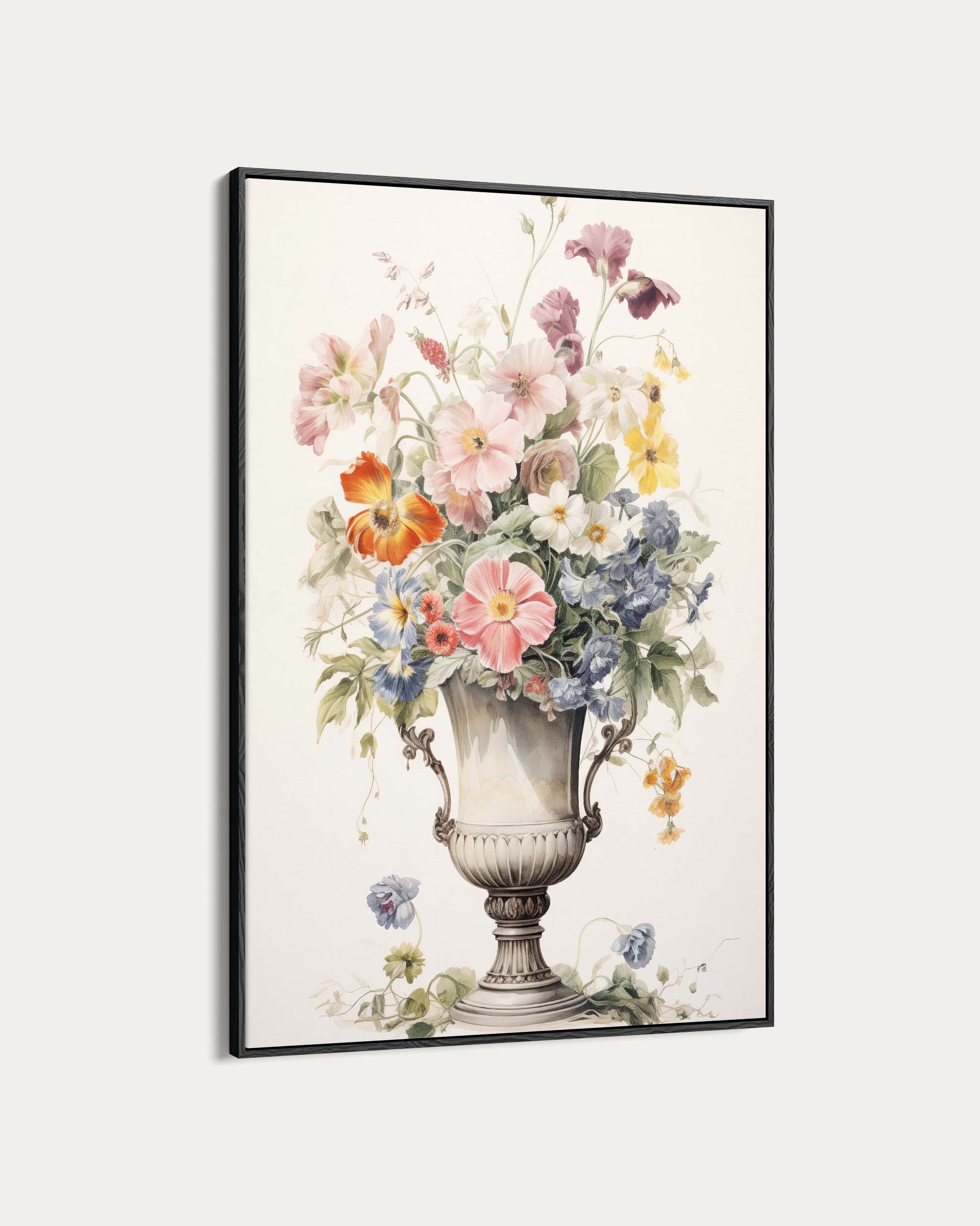Roma Flowers Wall Art Print
