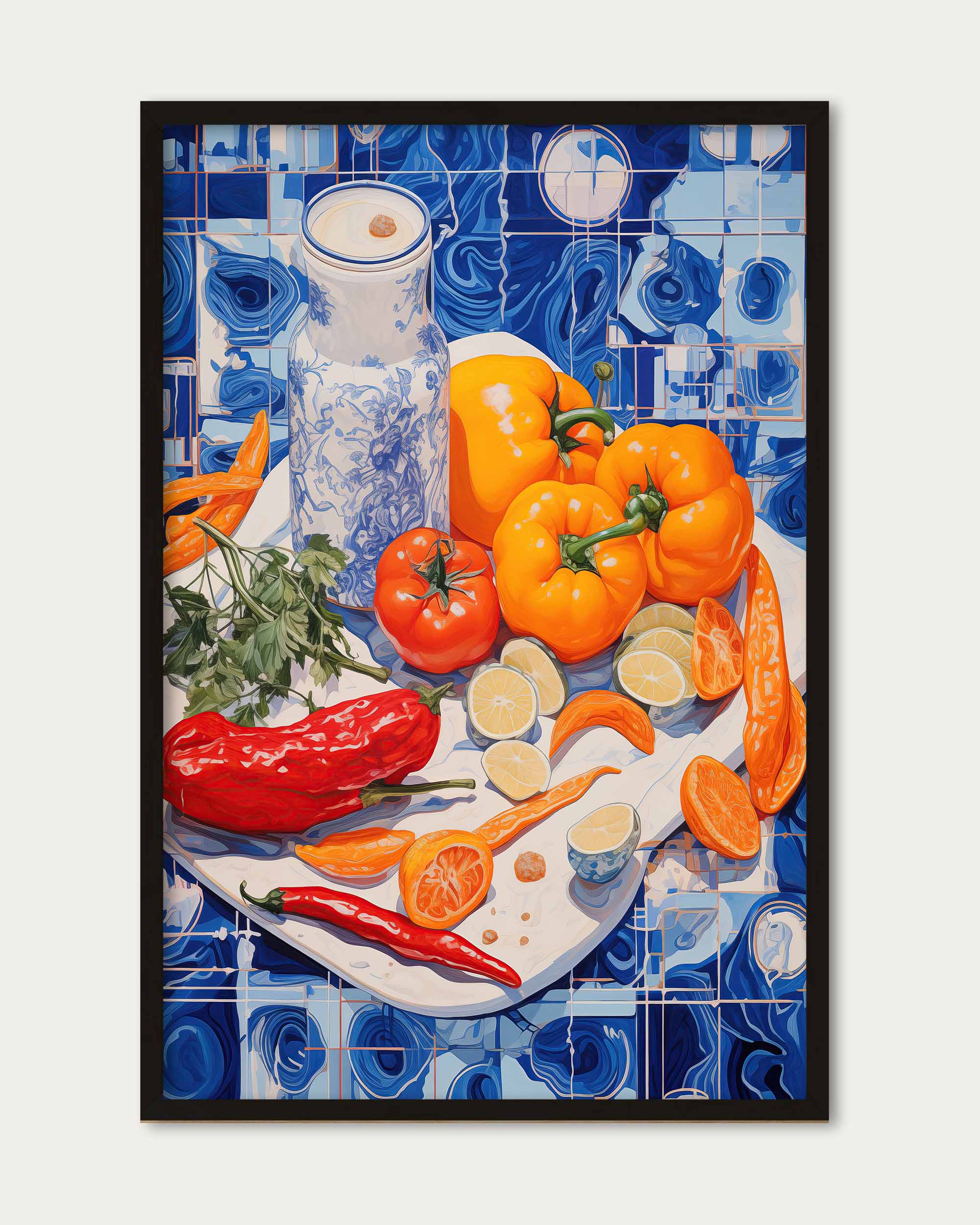 Colourful Picnic II Wall Art Print