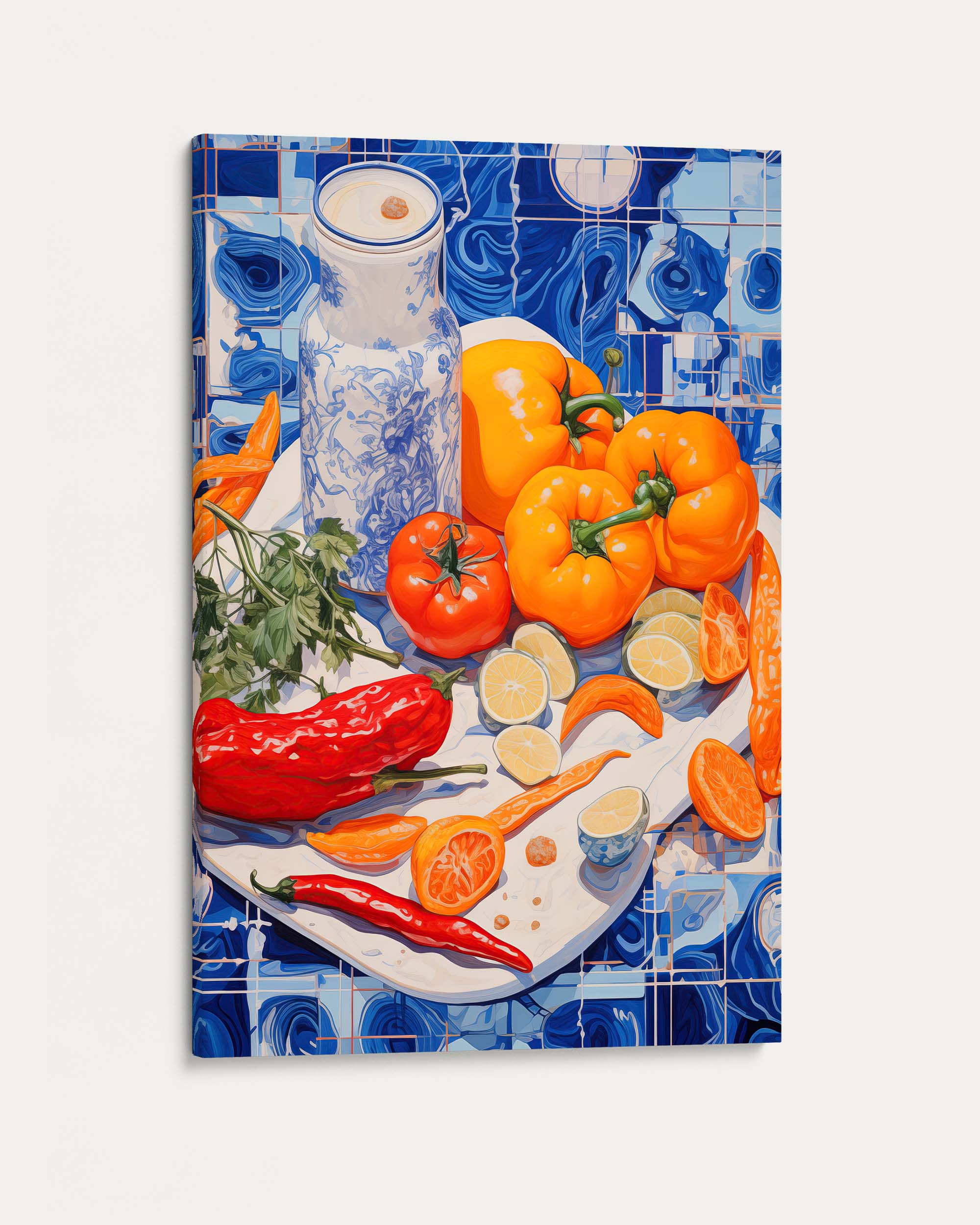 Colourful Picnic II Wall Art Print