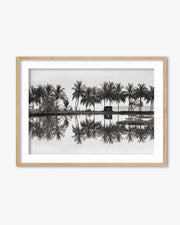 Palm Trees Reflection Art Print