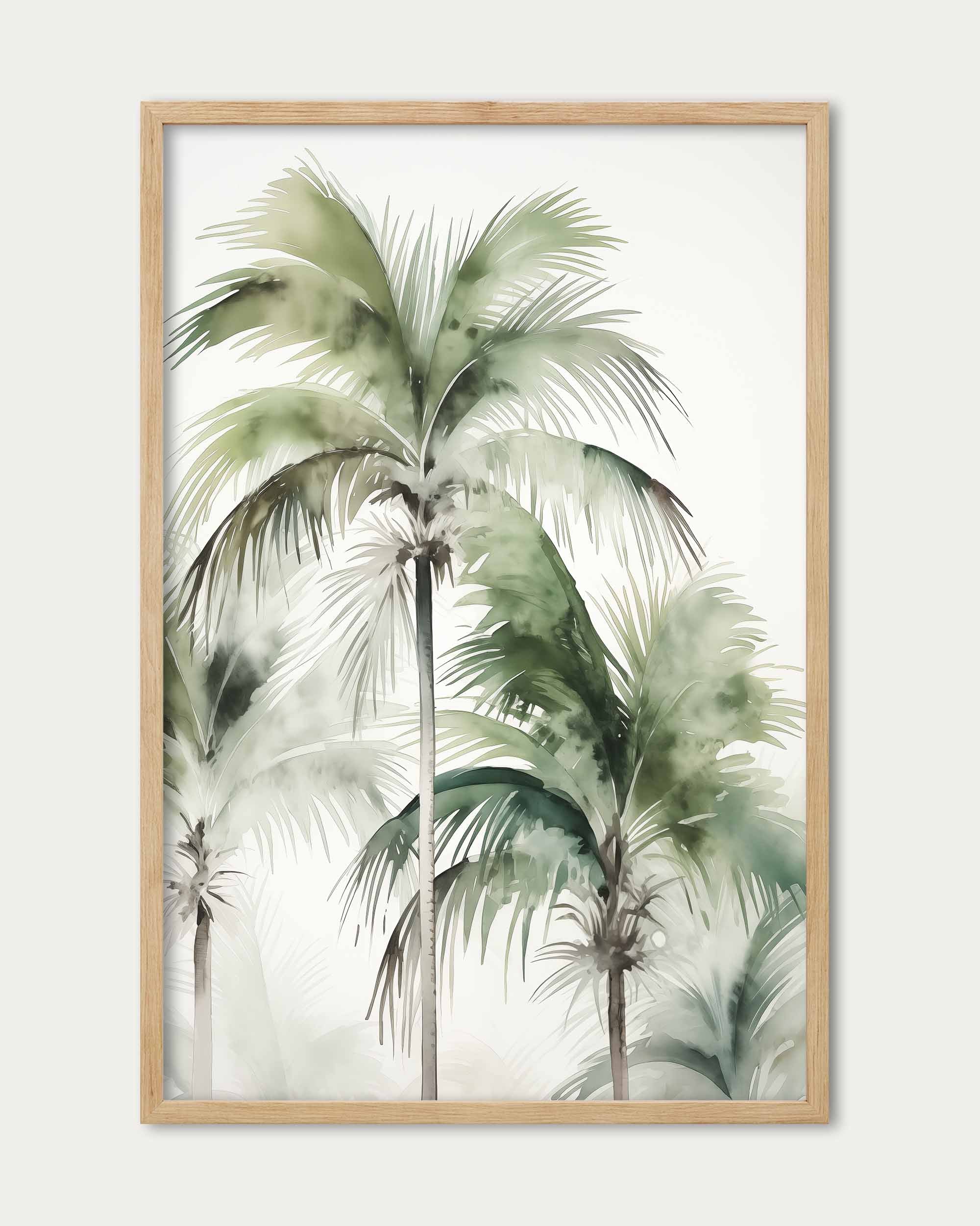 Palm Trees Wall Art Print