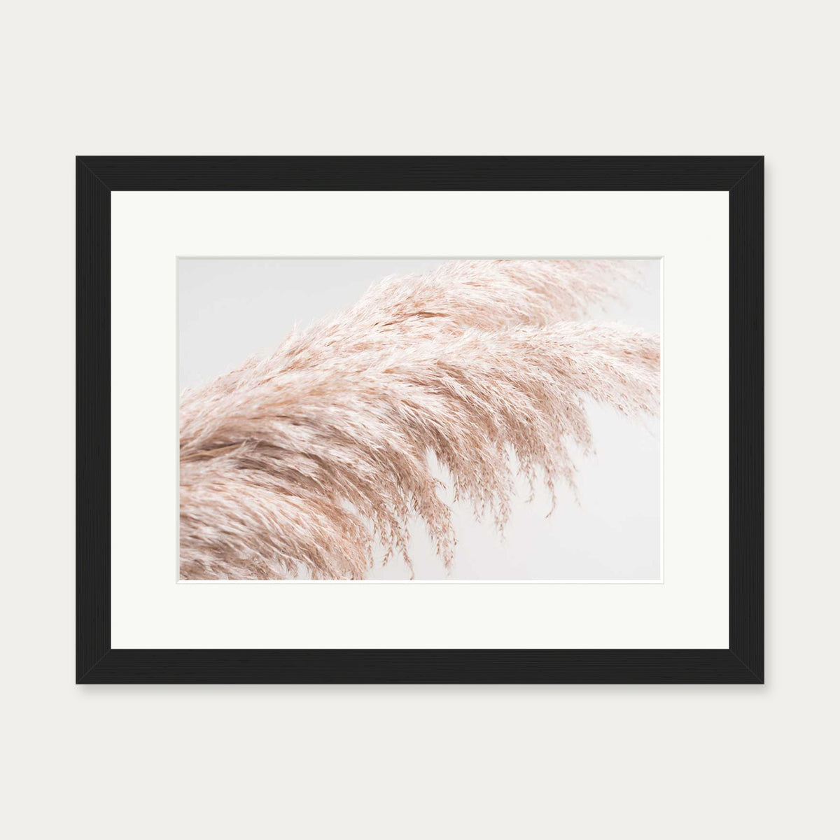 Pampass II Wall Art Print — 30 x 40 cm — Black Frame