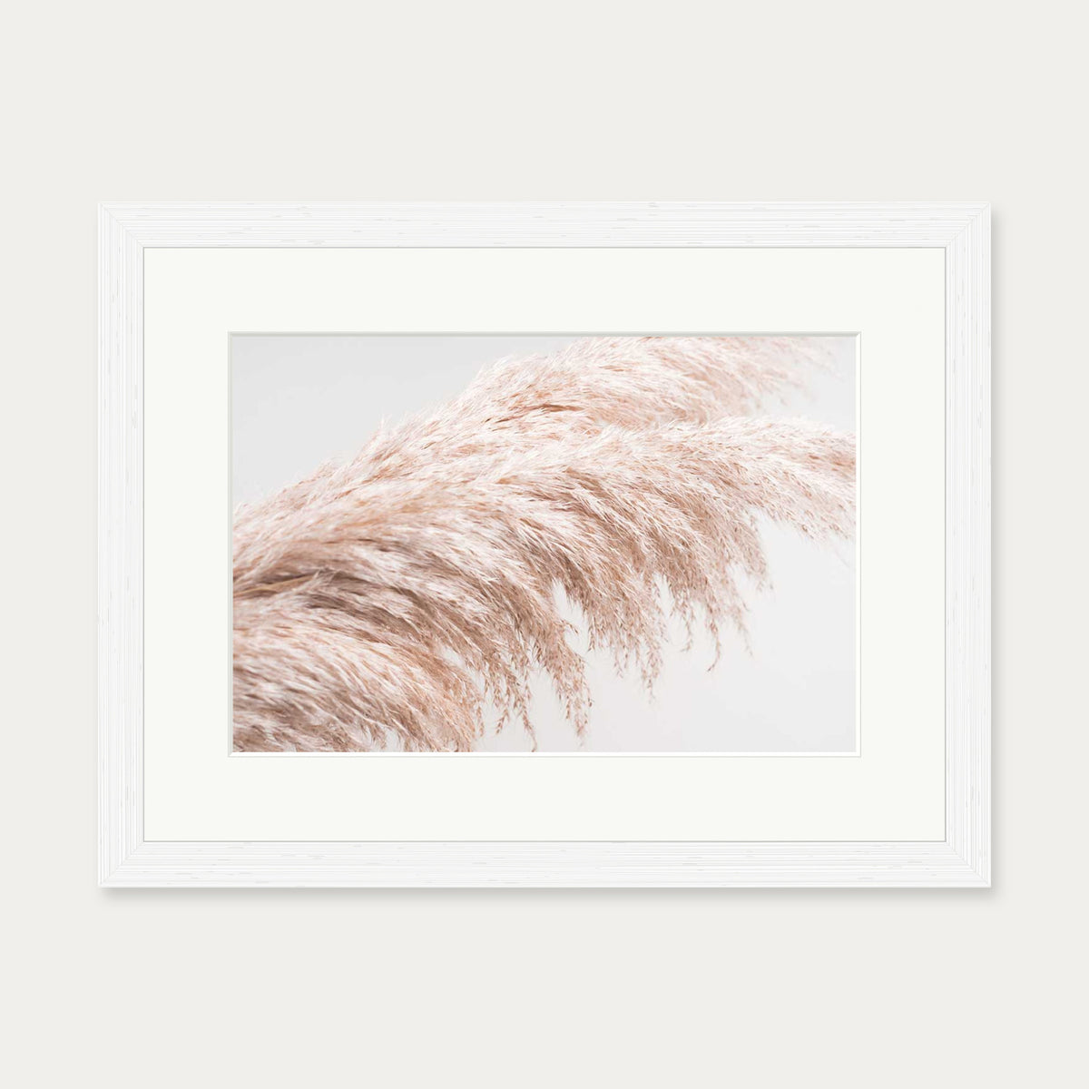 Pampass II Wall Art Print — 30 x 40 cm — White Frame