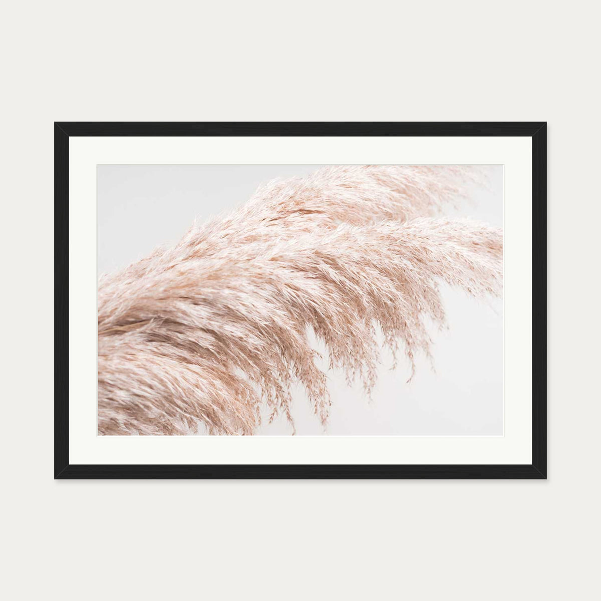 Pampass II Wall Art Print — 50 x 70 cm — Black Frame