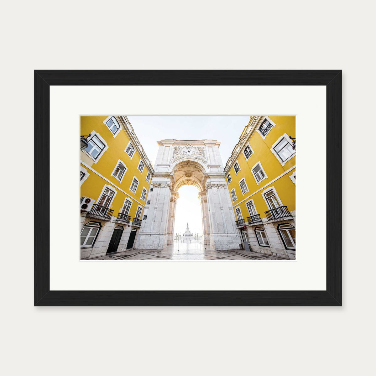 Parisian Architecture Wall Art Print — 30 x 40 cm — Black Frame