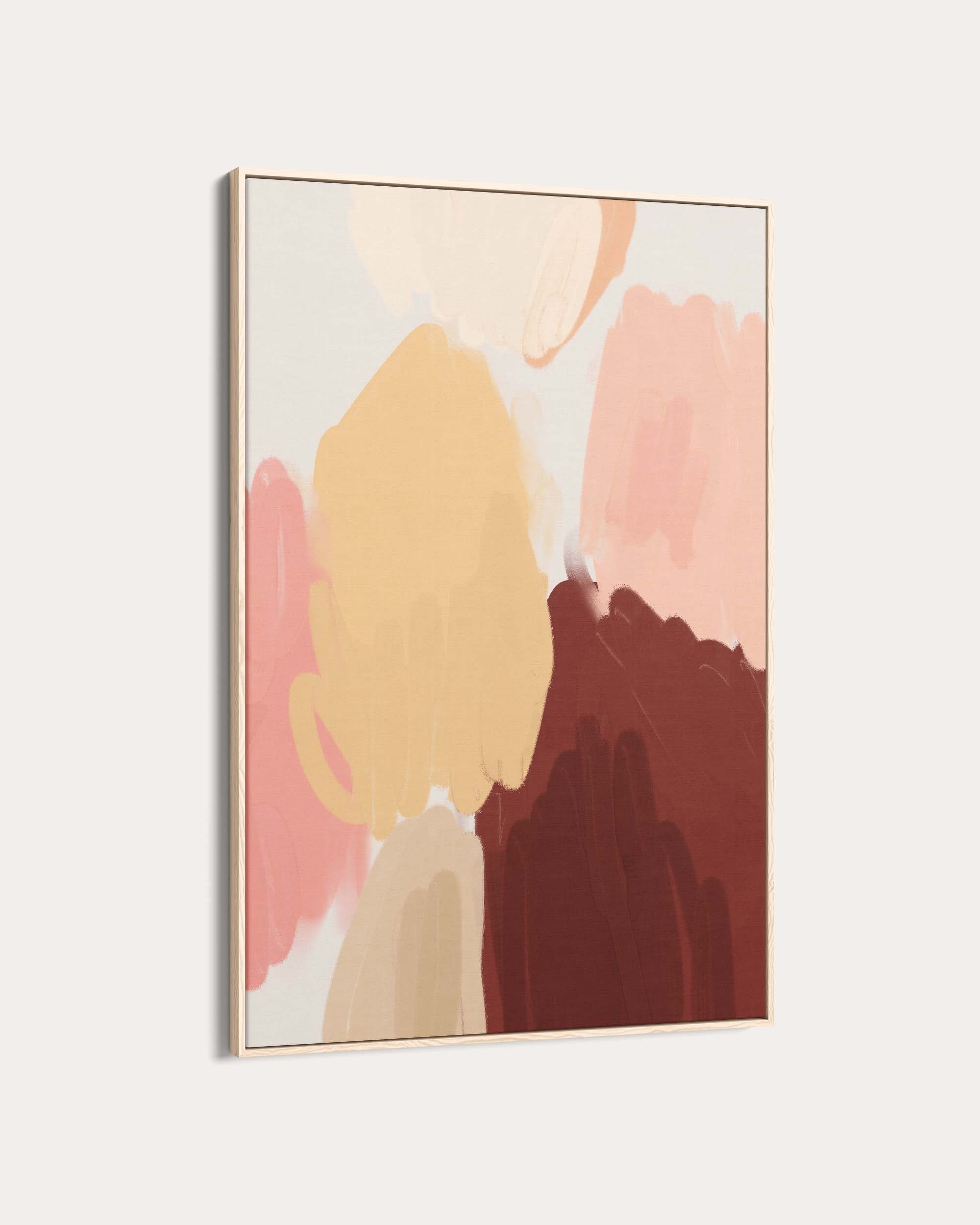 Beige Mountain Art Print