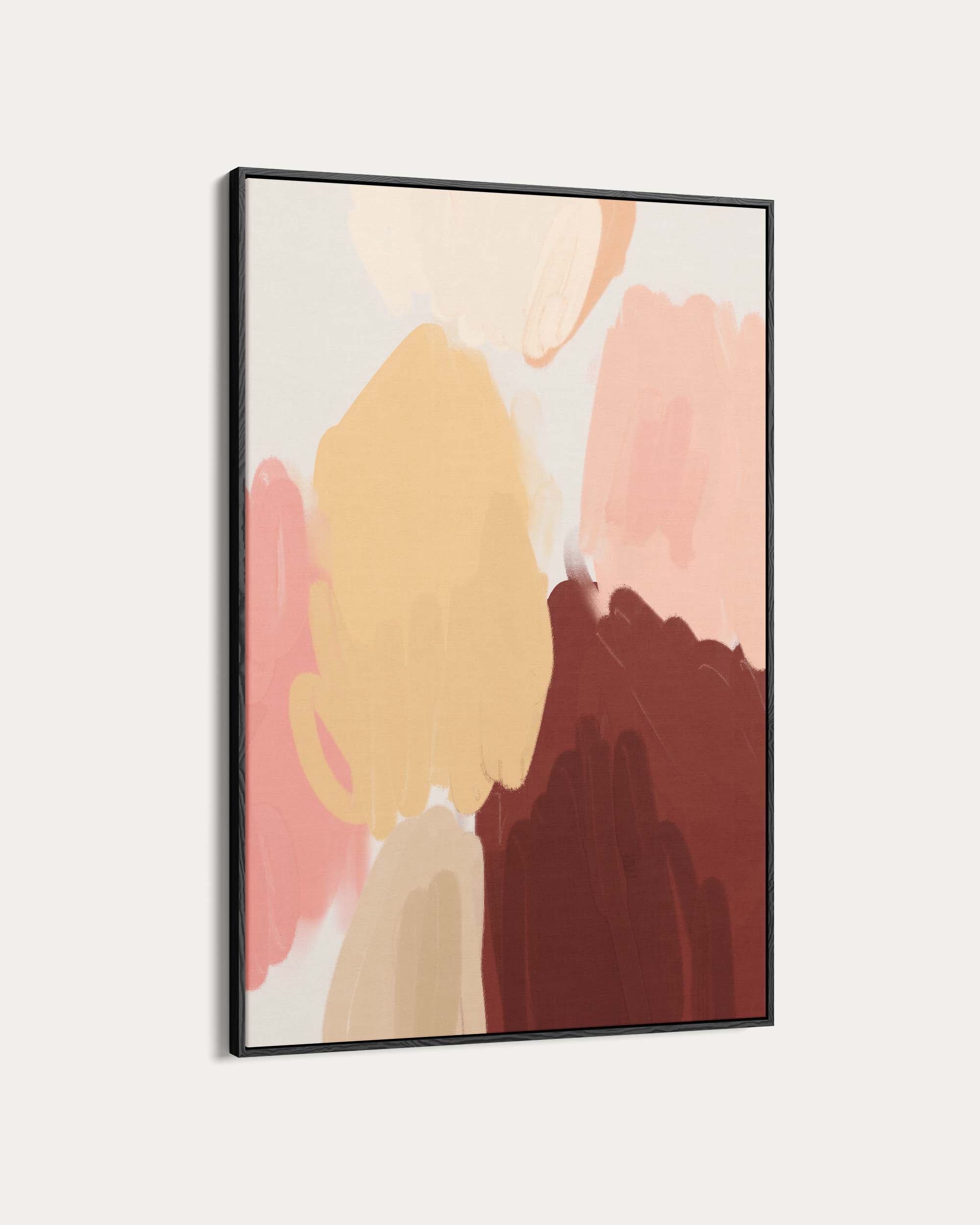 Beige Mountain Art Print