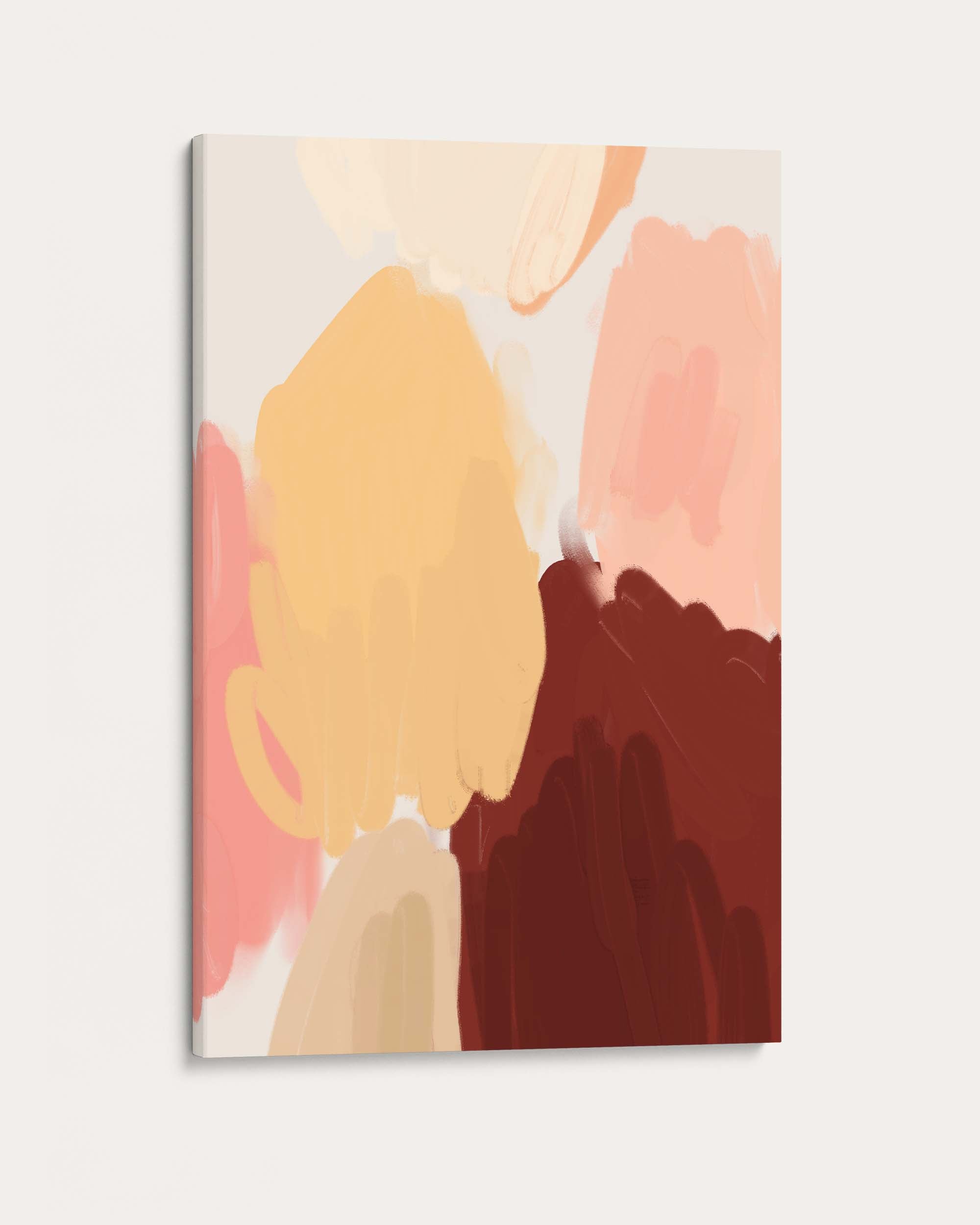 Beige Mountain Art Print