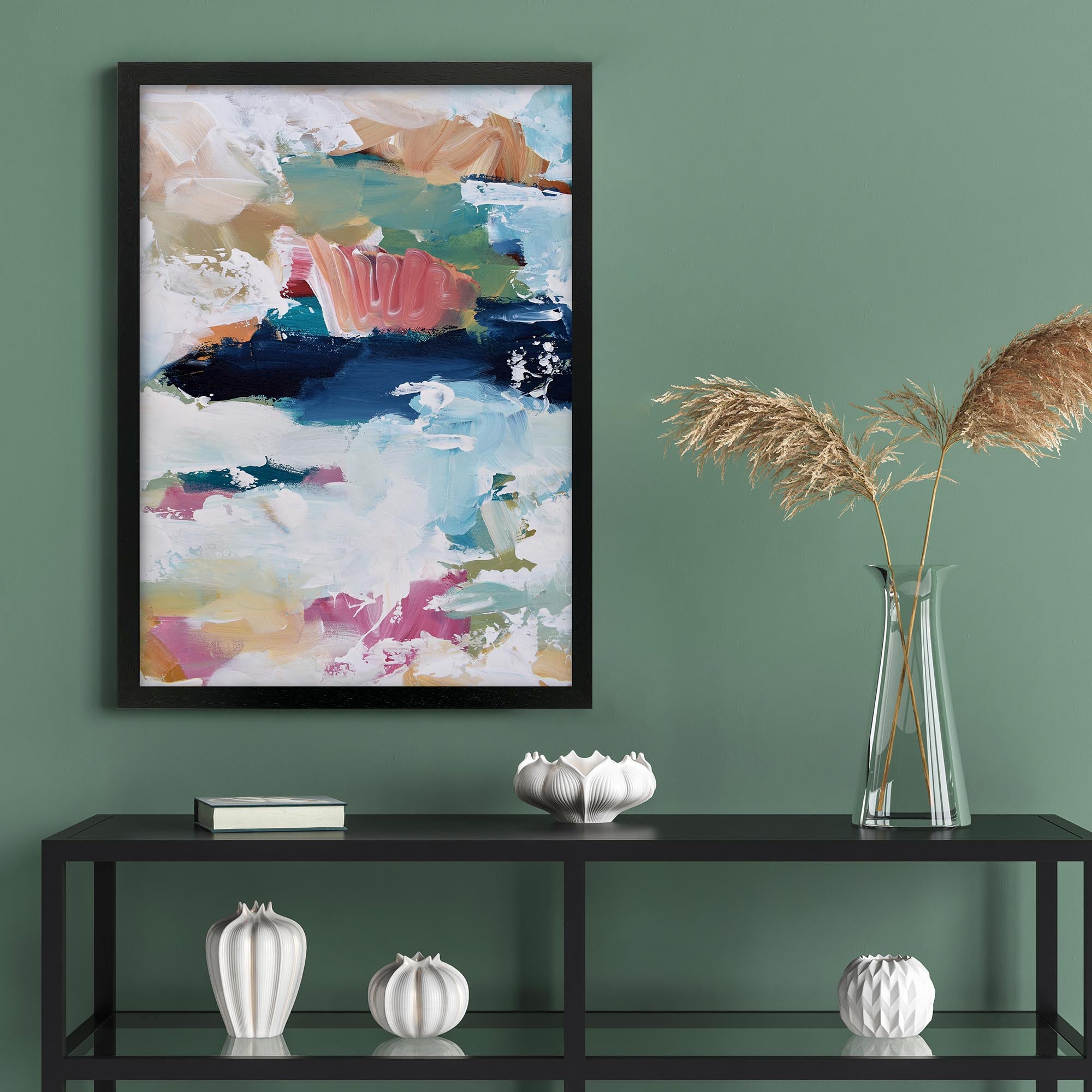 Abstract 324 Framed Art