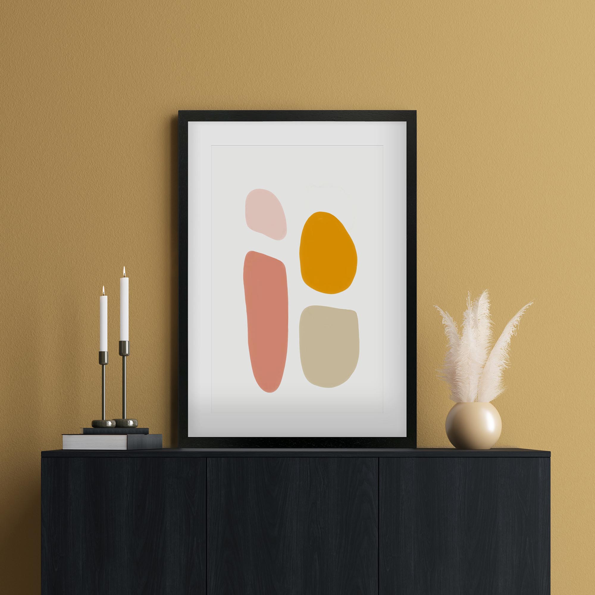 Butterscotch Framed Art