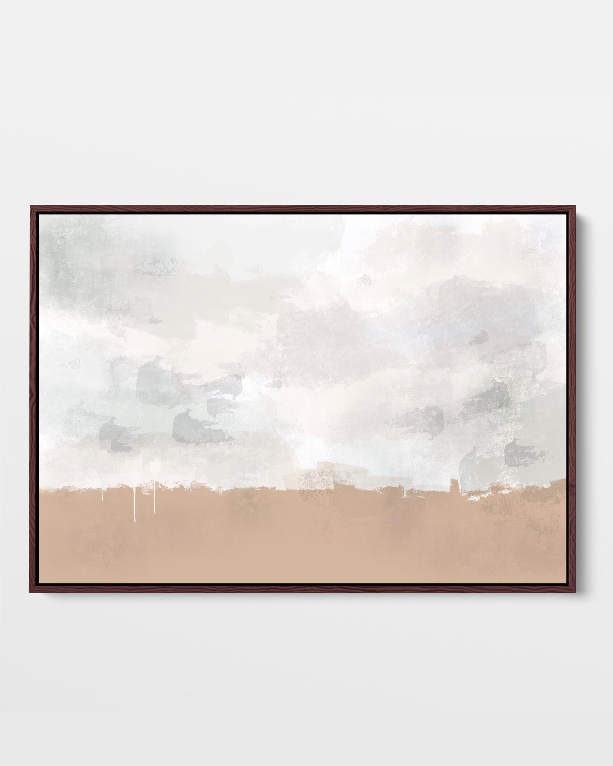 Peach Sands Framed Canvas