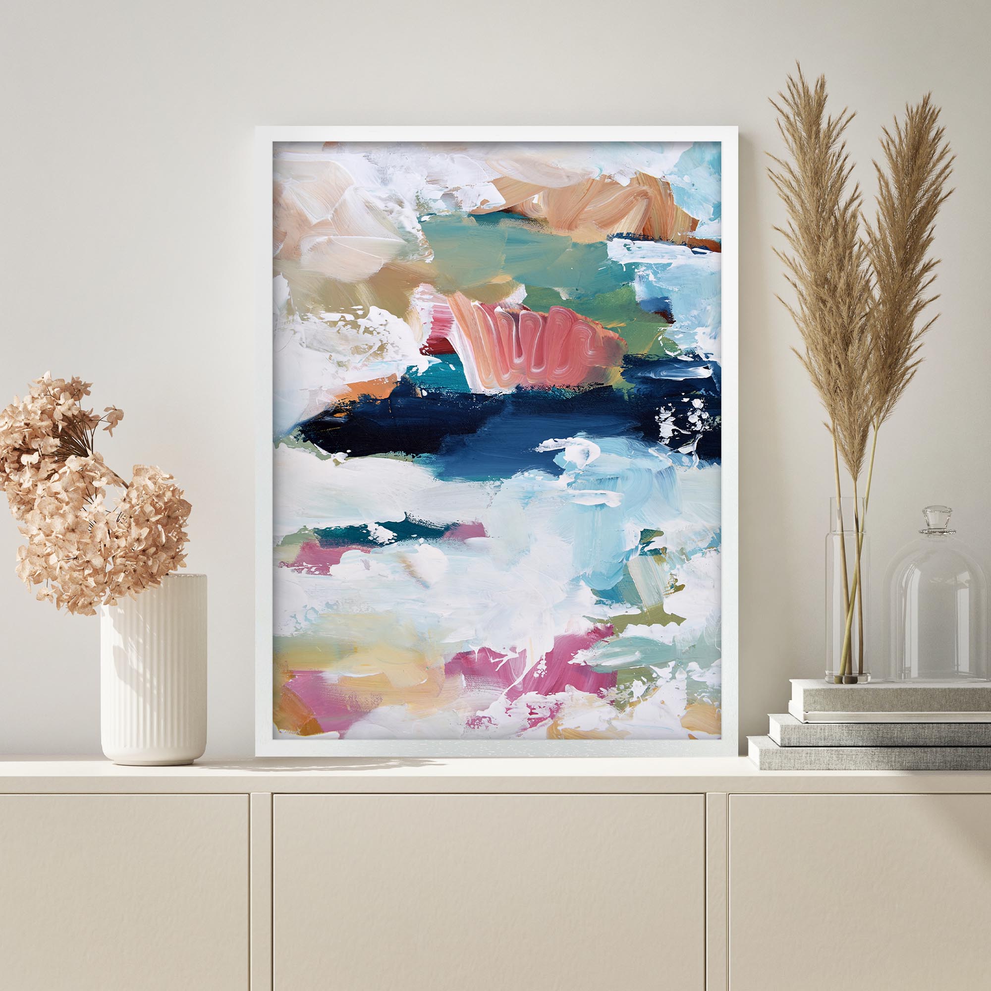 Abstract 324 Framed Art