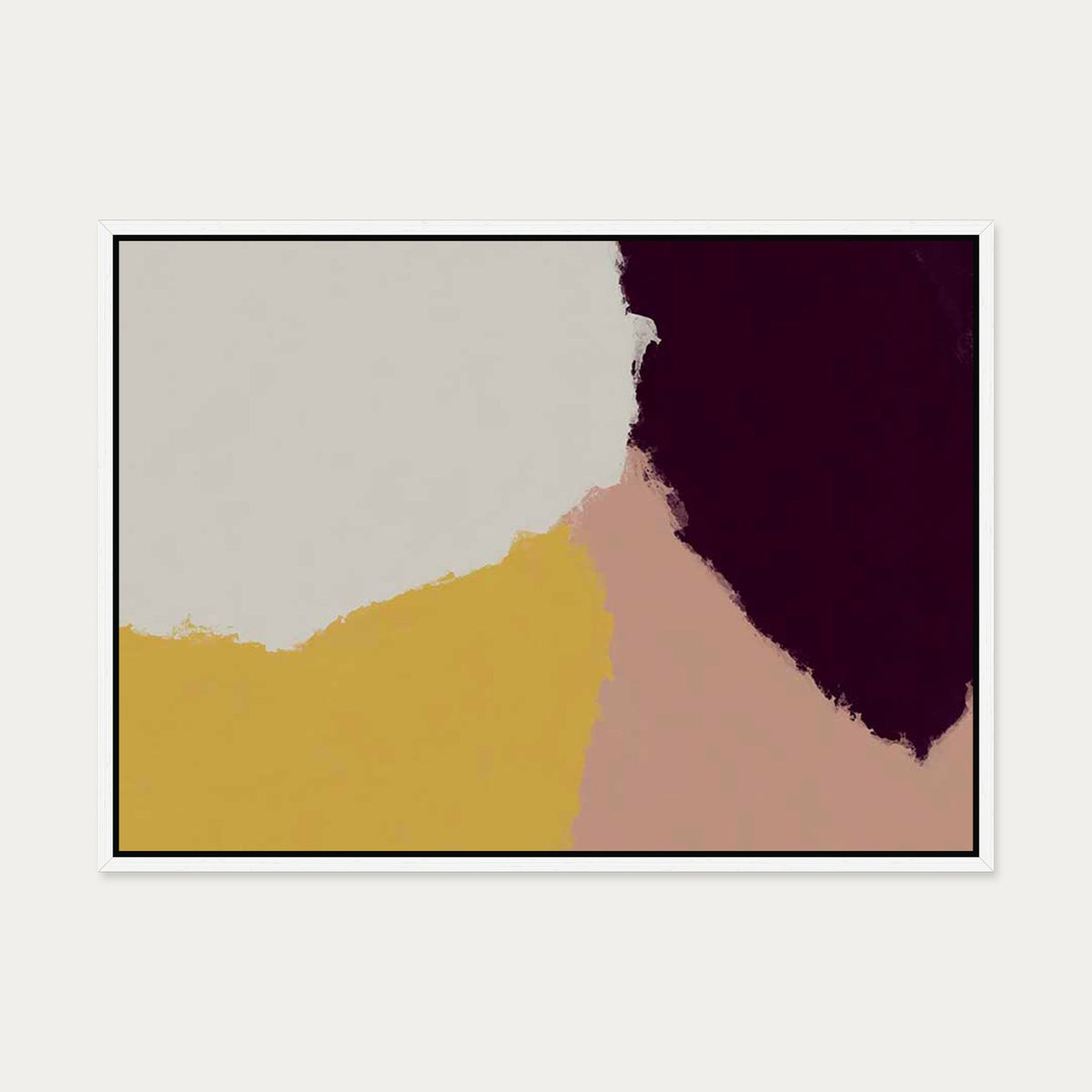 Penultimate Canvas Art — 50 x 70 cm — White Frame