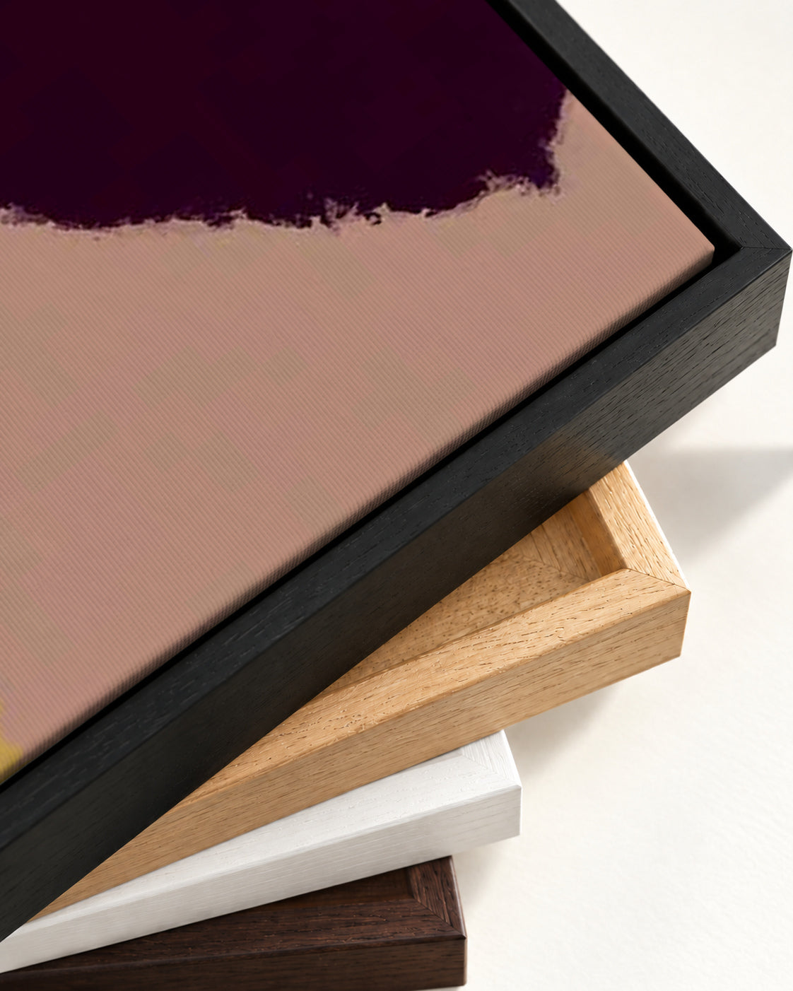 Penultimate Canvas Art — framed canvas corner and wrapped canvas detail