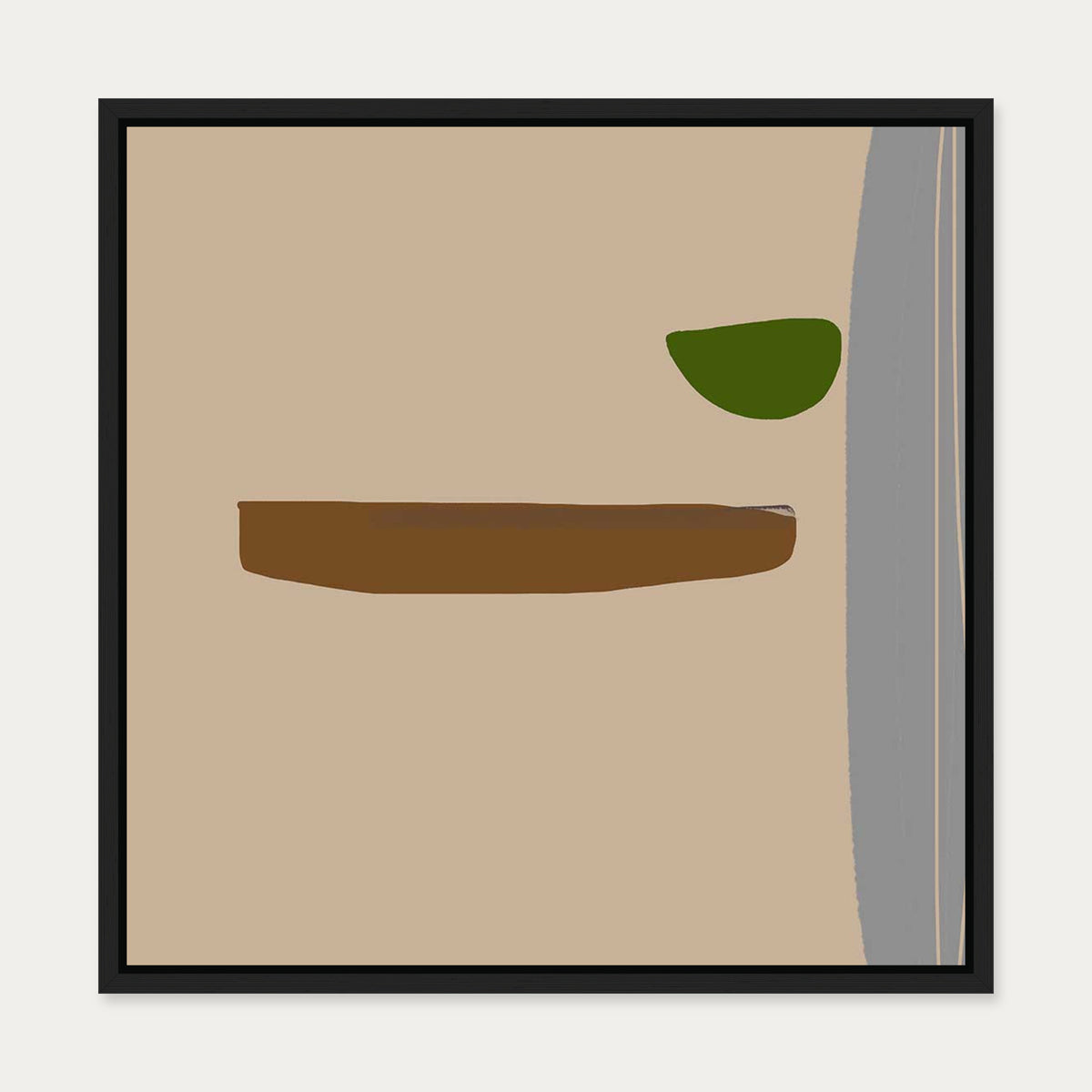 Perfect Form Canvas Art — 50 x 50 cm — Black Frame